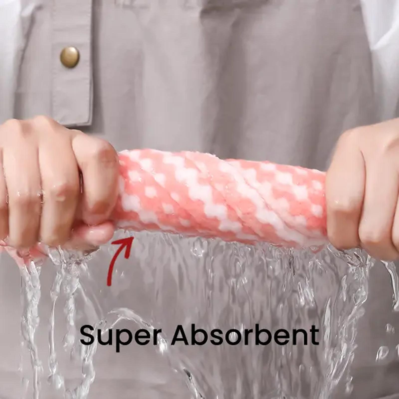 10 Counts Microfiber Cleaning Cloth Thickened,Reusable and Washable Towels,Super Soft Absorbent Dish Rags Cloths,Suitable for Cleaning kitchens,Sinks,Pots,Pans,Furniture,Random Color.