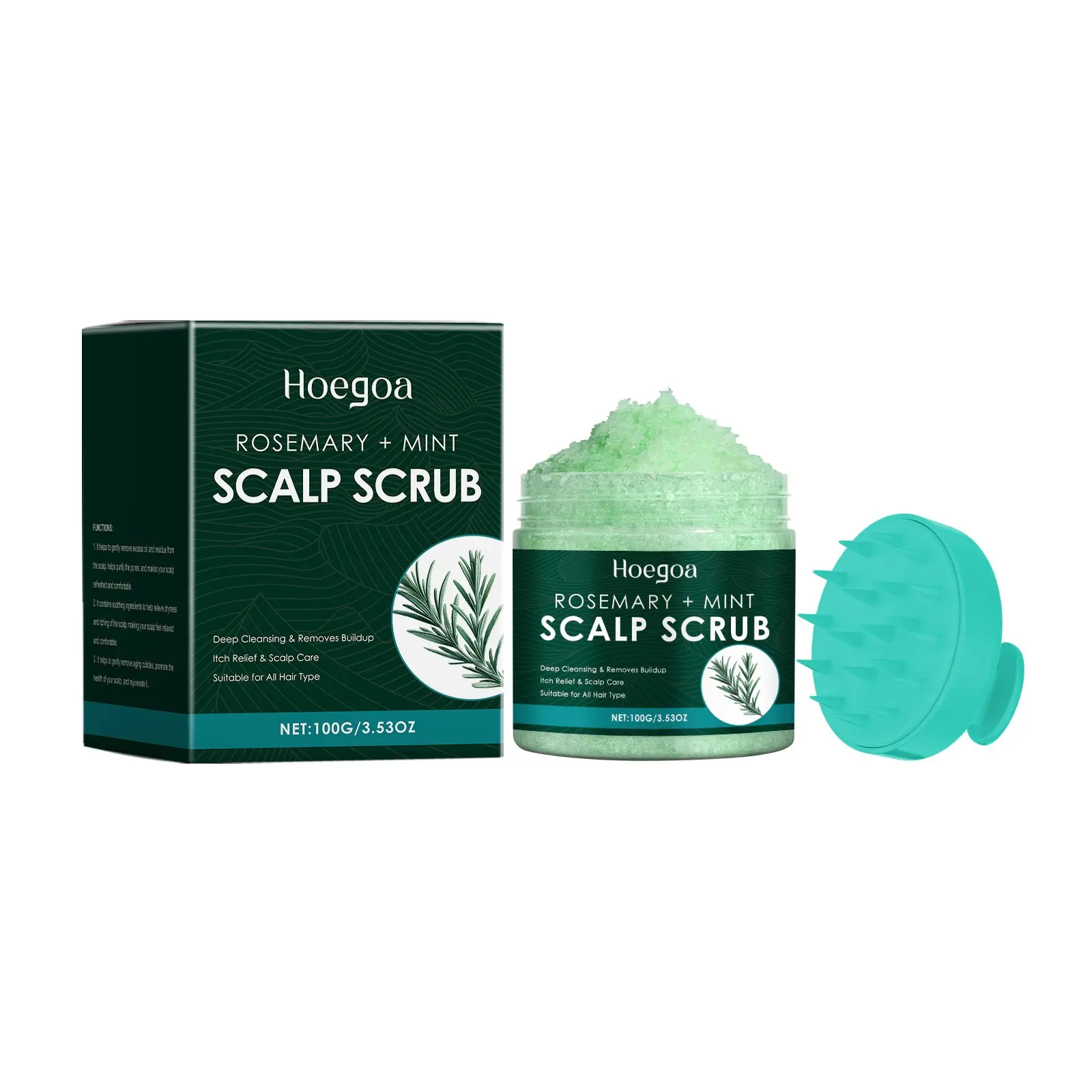 Gentle Exfoliating Scalp Scrub, Sea Salt Hair Cleanser, Oil Control, Volumizing, Dandruff Removal, Refreshing Care, Mild Peeling, Scalp Cleansing Formula