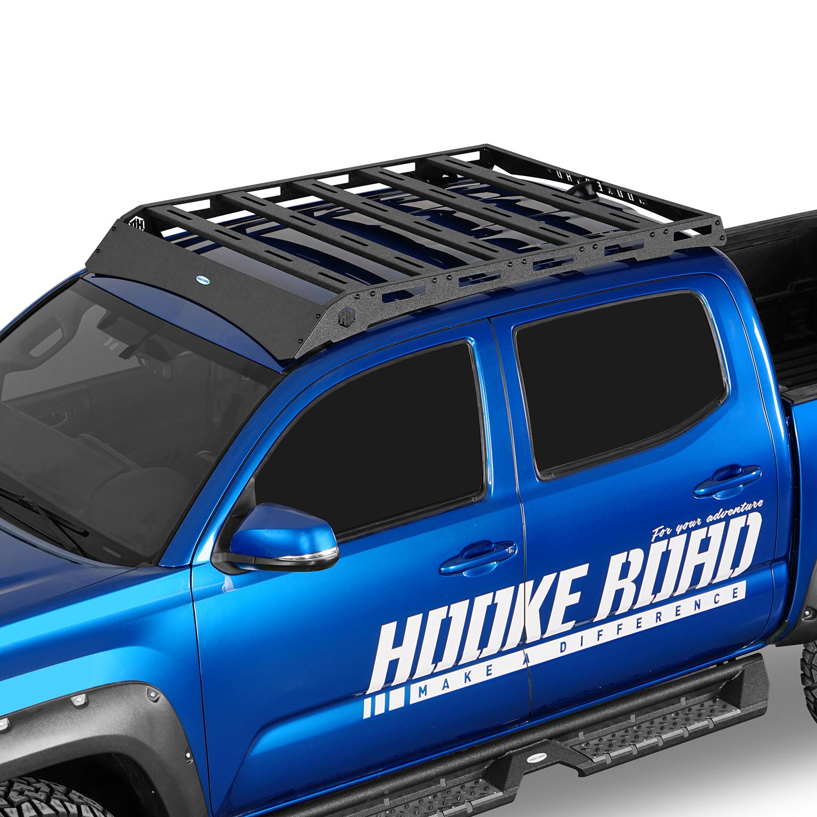 Hooke Road Roof Rack Top Carrier for 2005-2023 Toyota Tacoma Double Cab