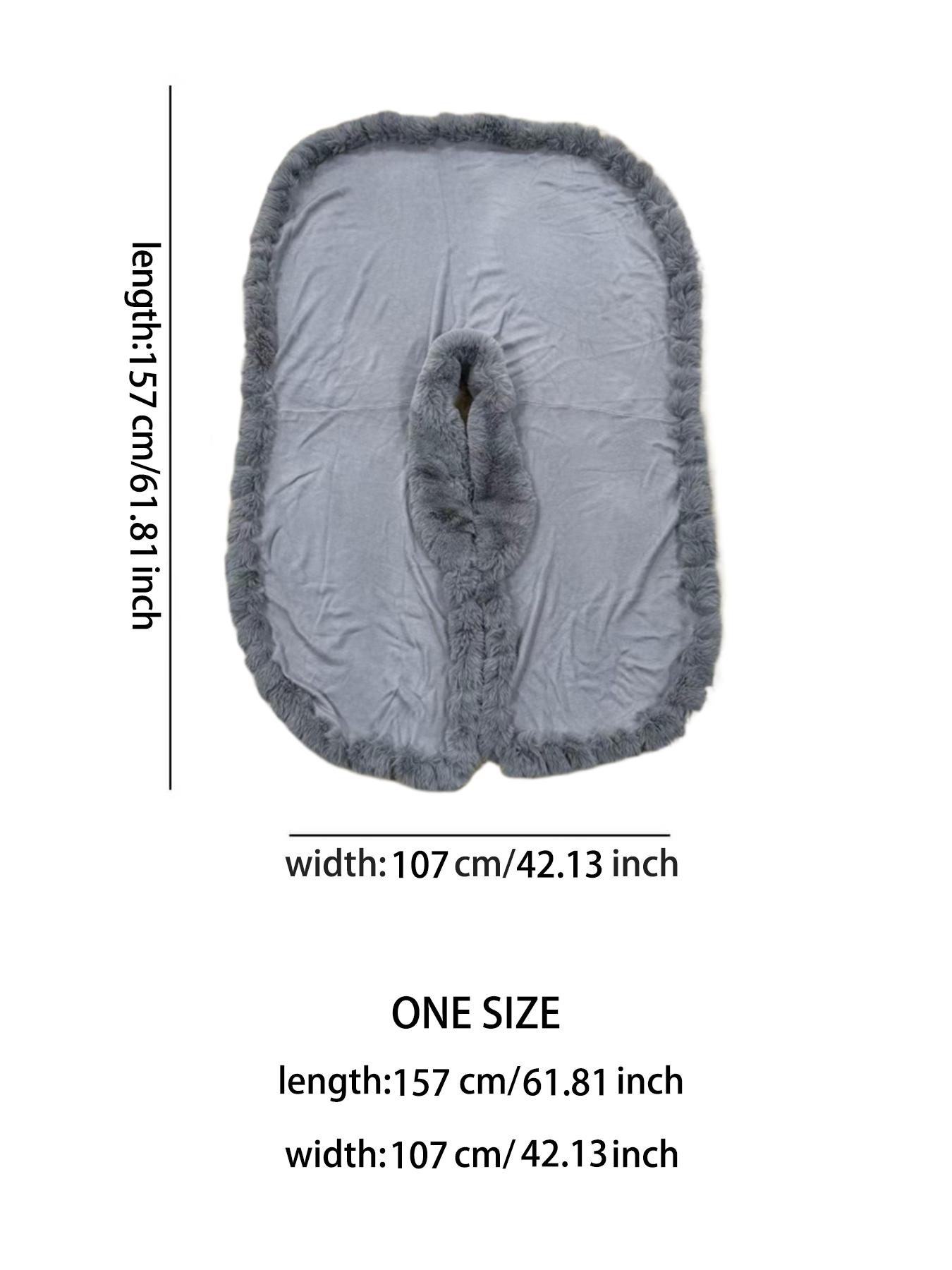 Women's Elegant Fashion Scarf, Warm Plain Shawl for Fall & Winter, Stylish Accessory for Daily Wear, Air-Conditioned Rooms