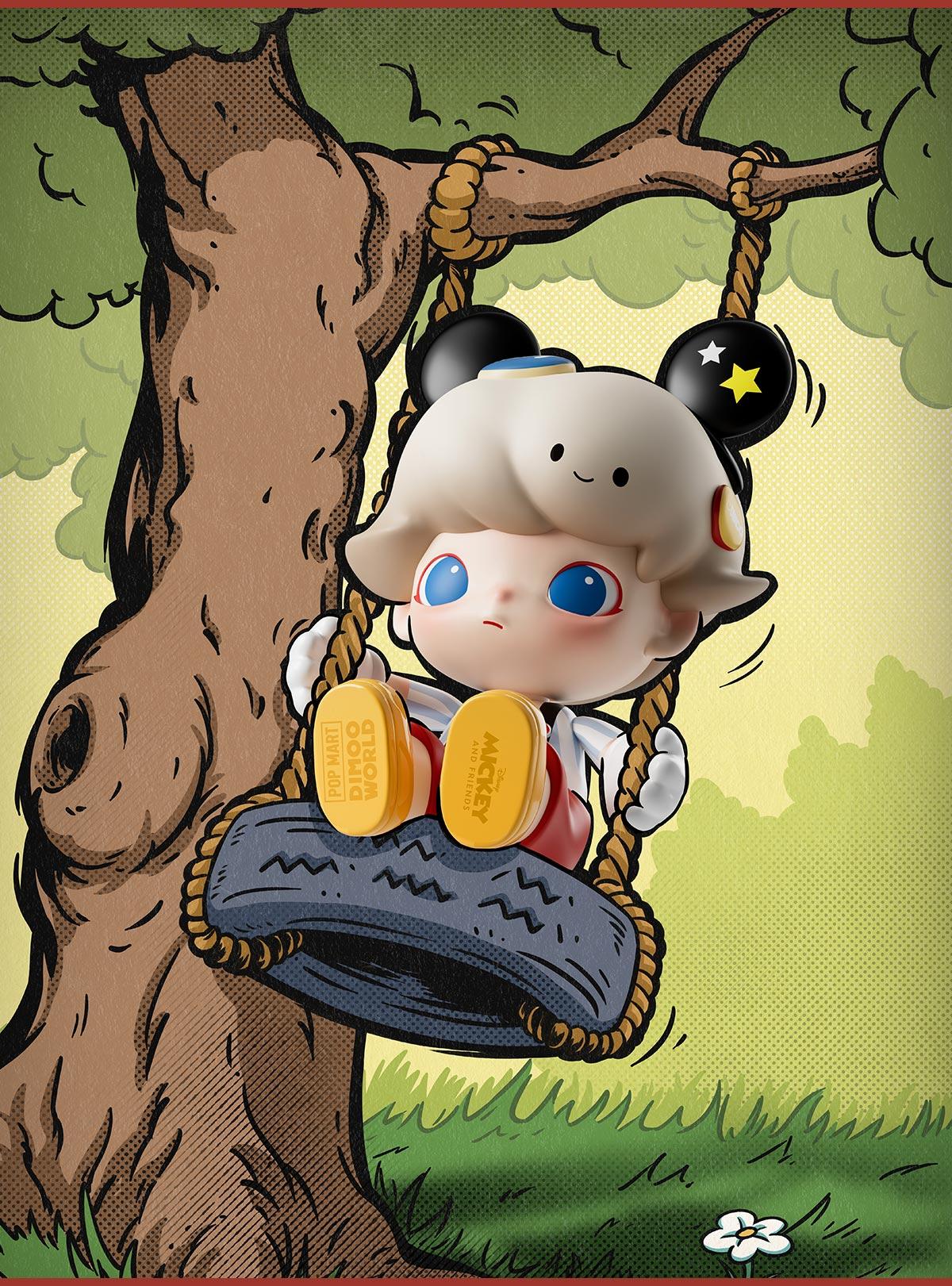 POP MART MEGA JUST DIMOO 400% Mickey Mouse