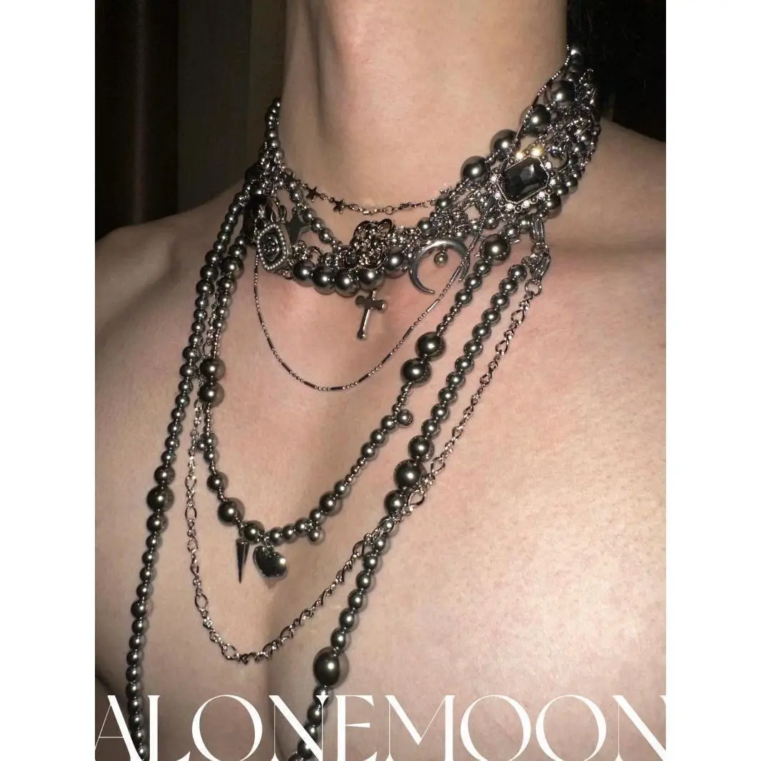 Industrial Punk Titanium Steel Body Jewelry, Unisex Casual Waist Chain for Daily Streetwear Jeans Accessories