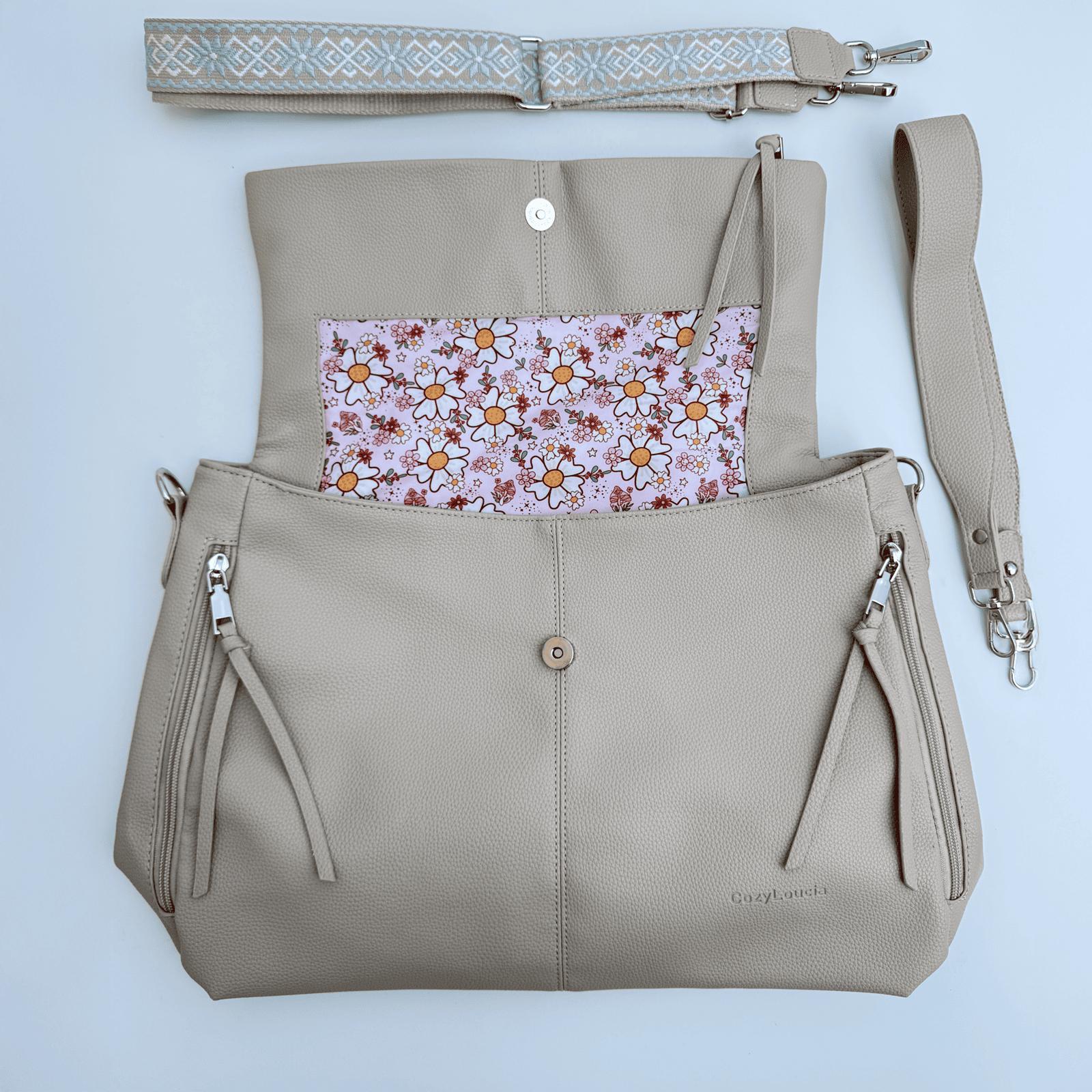 COZYLOUCIA Women's Oversized Vegan Leather Hobo Crossbody Bag - Minimalist Tote with Wide Strap and Handle, Everyday Athletic Purse, Oversized Crossbody Bag