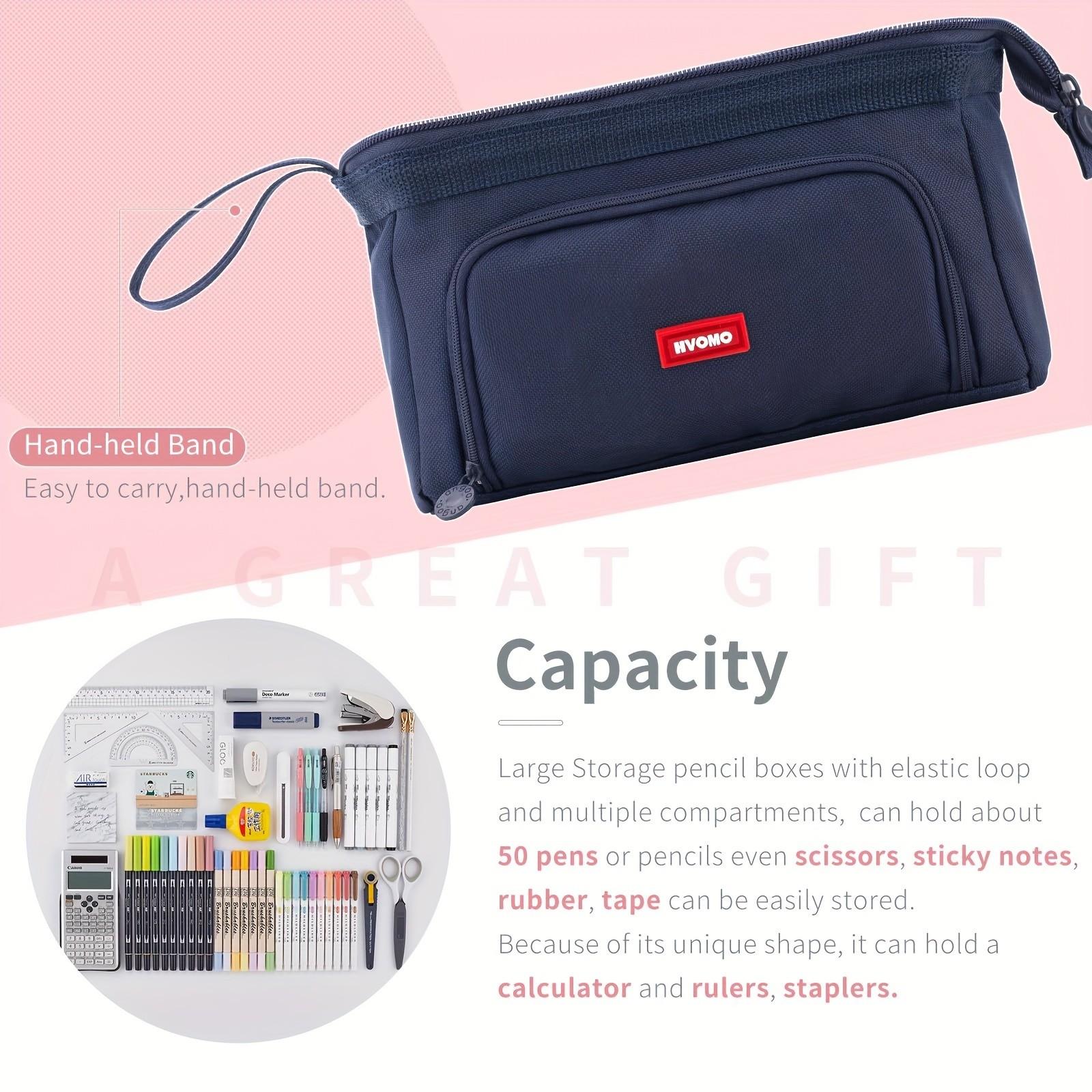 Large Capacity Pencil Case, Sturdy Design Suitable for Girls & Adults, Ideal for Stationery Storage, School Supplies, Office Essentials