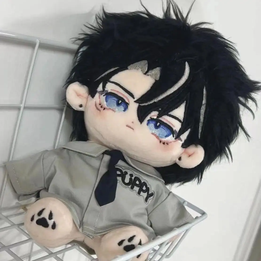 20cm Genshin Impact Wriothesley Plushie Stuffed Dress-up Doll Wriothesley Plush Doll Body Toys Collectible Figure Gifts