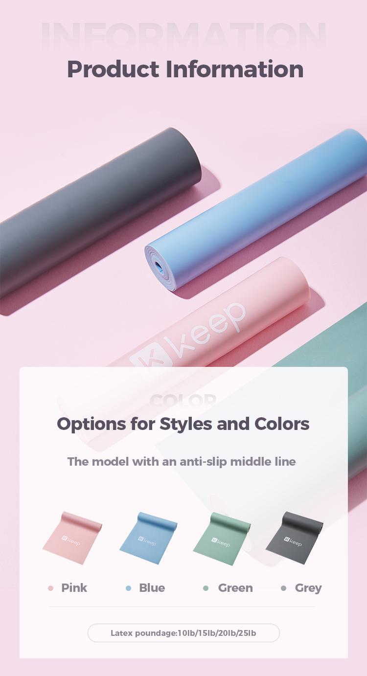 KEEP  Resistance Band, Professional Resistance Bands, Elastic Band, Work Out Bands, Stretch Bands for Working Out Women or Men, Exercise Bands Set for Physical Therapy, Yoga, Pilates