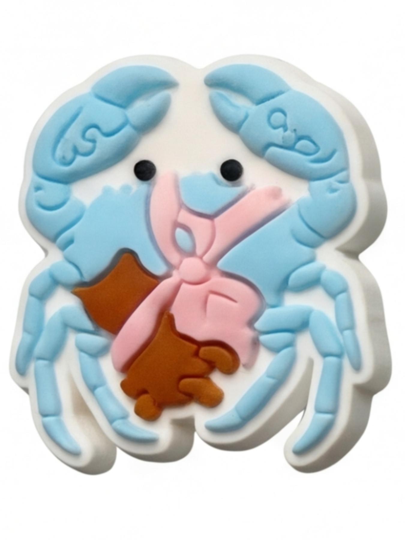 12 Pcs Blue Ocean Summer Series Shoe Accessories, Buckle Decor for Flat Shoes, High-Quality, Perfect Gift