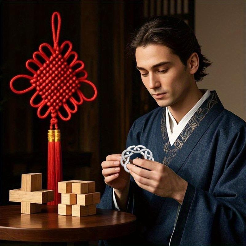 Complex Puzzle Box Gift Set, Traditional Craftsmanship & Symbolic Design, Ideal for Holidays & Birthdays, Collectible Handmade Logic Challenge, Metal Puzzles