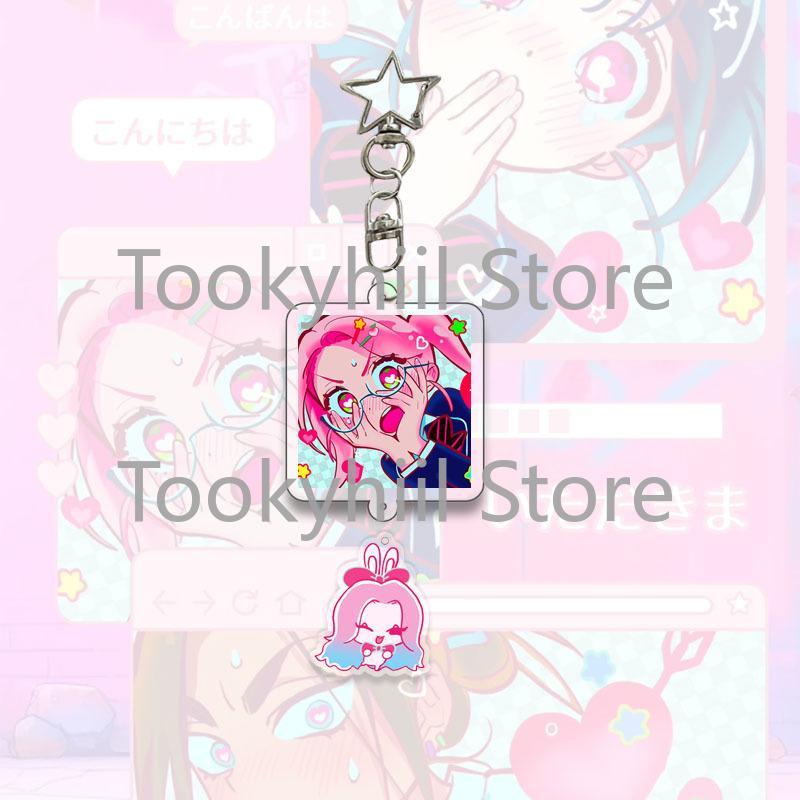 ‌ALIEN STAGE Star Keychain String Cartoon Couple Set Figure Luka Hyuna Keyring Pendant Image Exquisite Student Birthday Gift