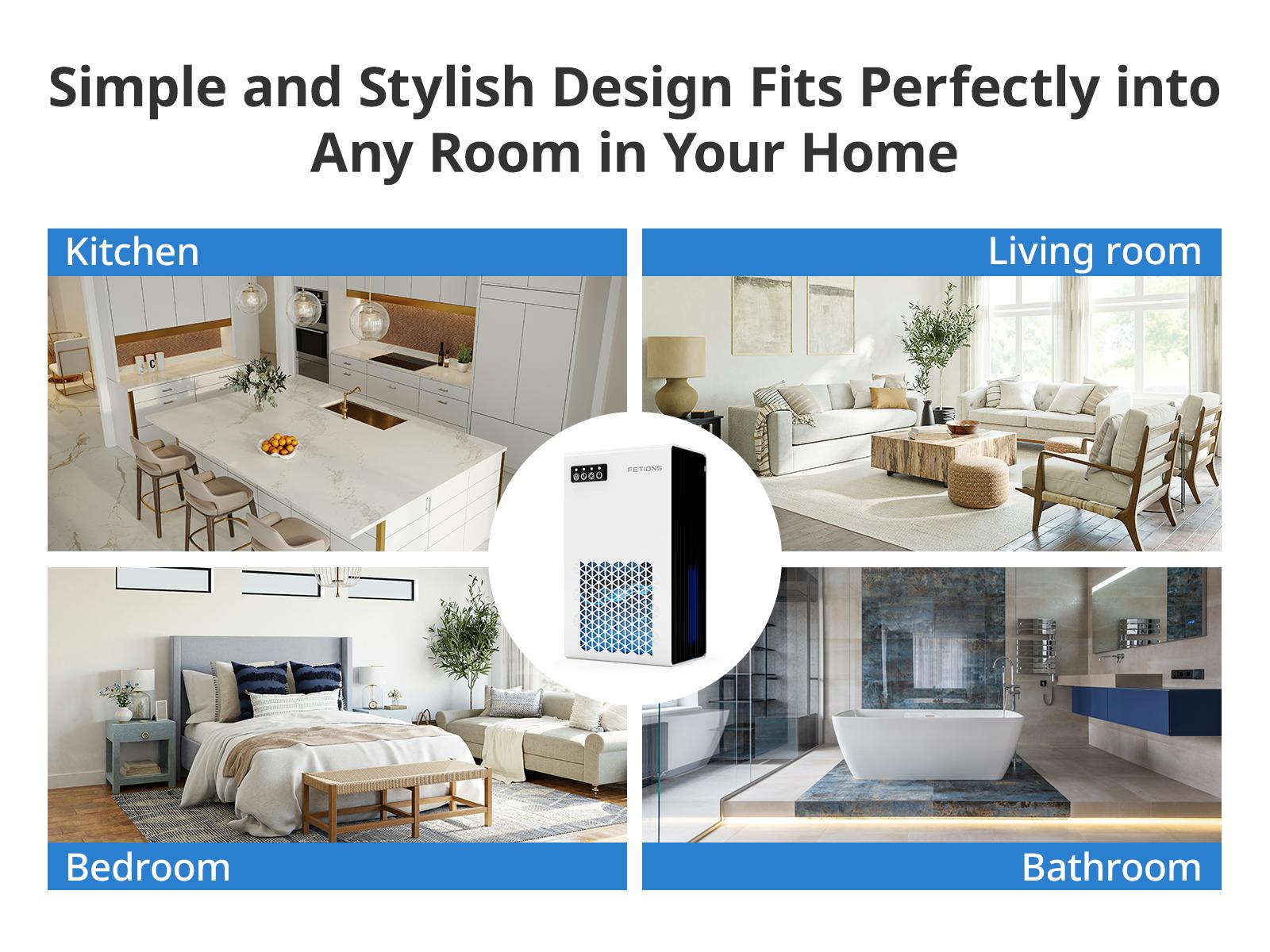 Fetions Portable Dehumidifier, 95oz Water Tank, High-Efficiency Moisture Removal, 7 Color Modes, Includes Drain Hose, Ideal for Bedroom, Kitchen, Basement, and Bathroom, White Fetions Portable Dehumidifier, 95oz Water Tank, High-Efficiency Moisture Removal, 7 Color Modes, Includes Drain Hose, Ideal for Bedroom, Kitchen, Basement, and Bathroom, White