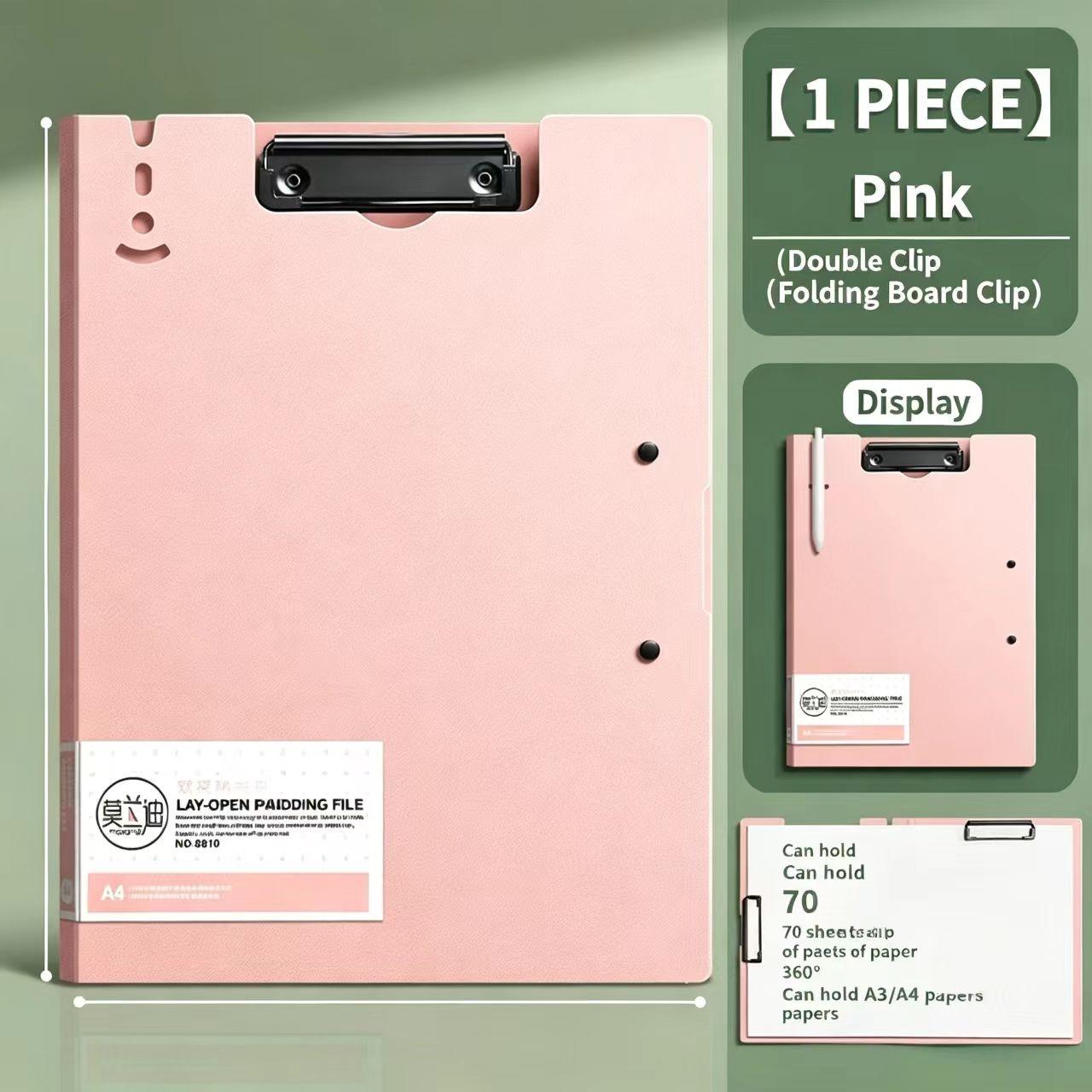 Foldable Writing Board Holder, Practical Multi-Functional Stationery for Office and Study, Prevents Paper Damage and Scattering