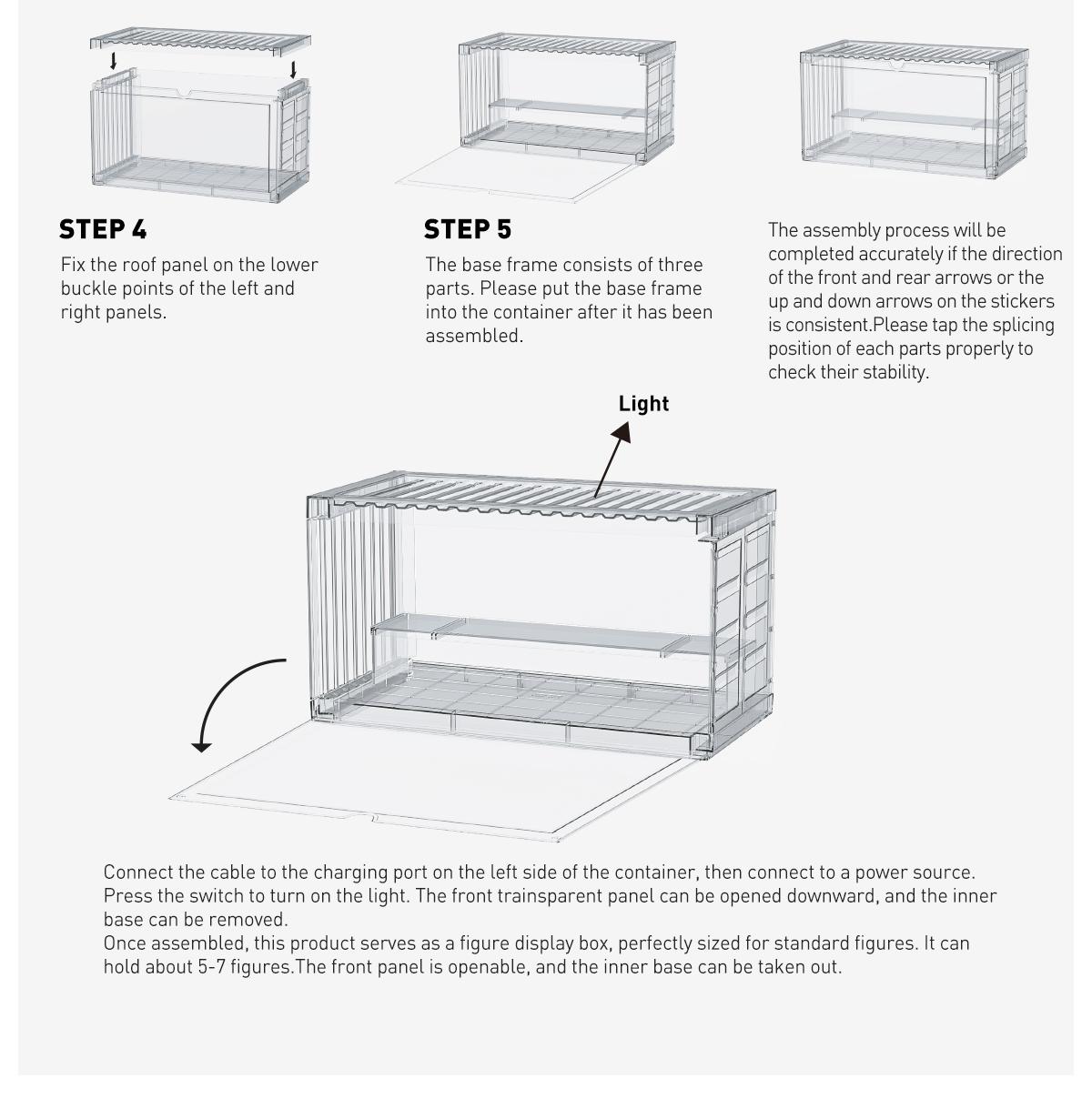 POP MART POP MART 100% Assemblable Lighted Display Container