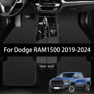 Car Floor Mat For Dodge RAM 1500 2019-2024 Full Set Luxury Premium Mat Reliable Performance, Ideal for Daily Commute & Long Trips, Must-Have Vehicle Easy to clean, anti slip and wear-resistant Auto Interior Accessories