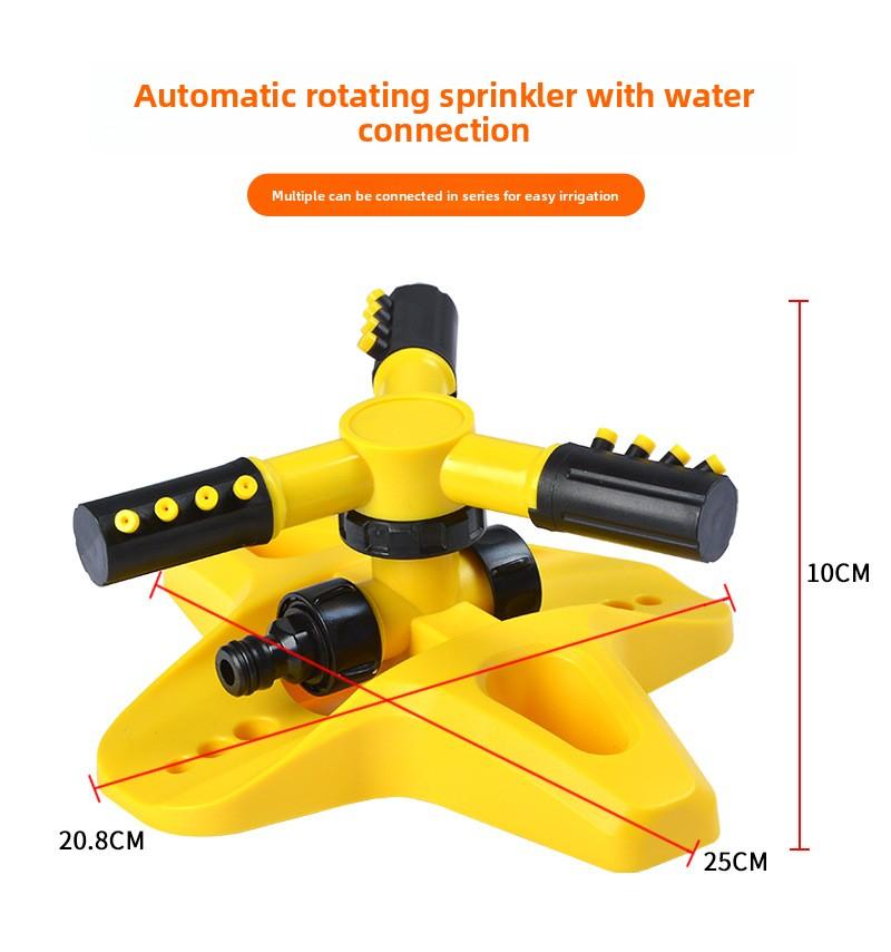 Eco 360-Degree Rotating Automatic Sprinkler for Villas and Gardens, ideal for watering lawns and can be connected in series
