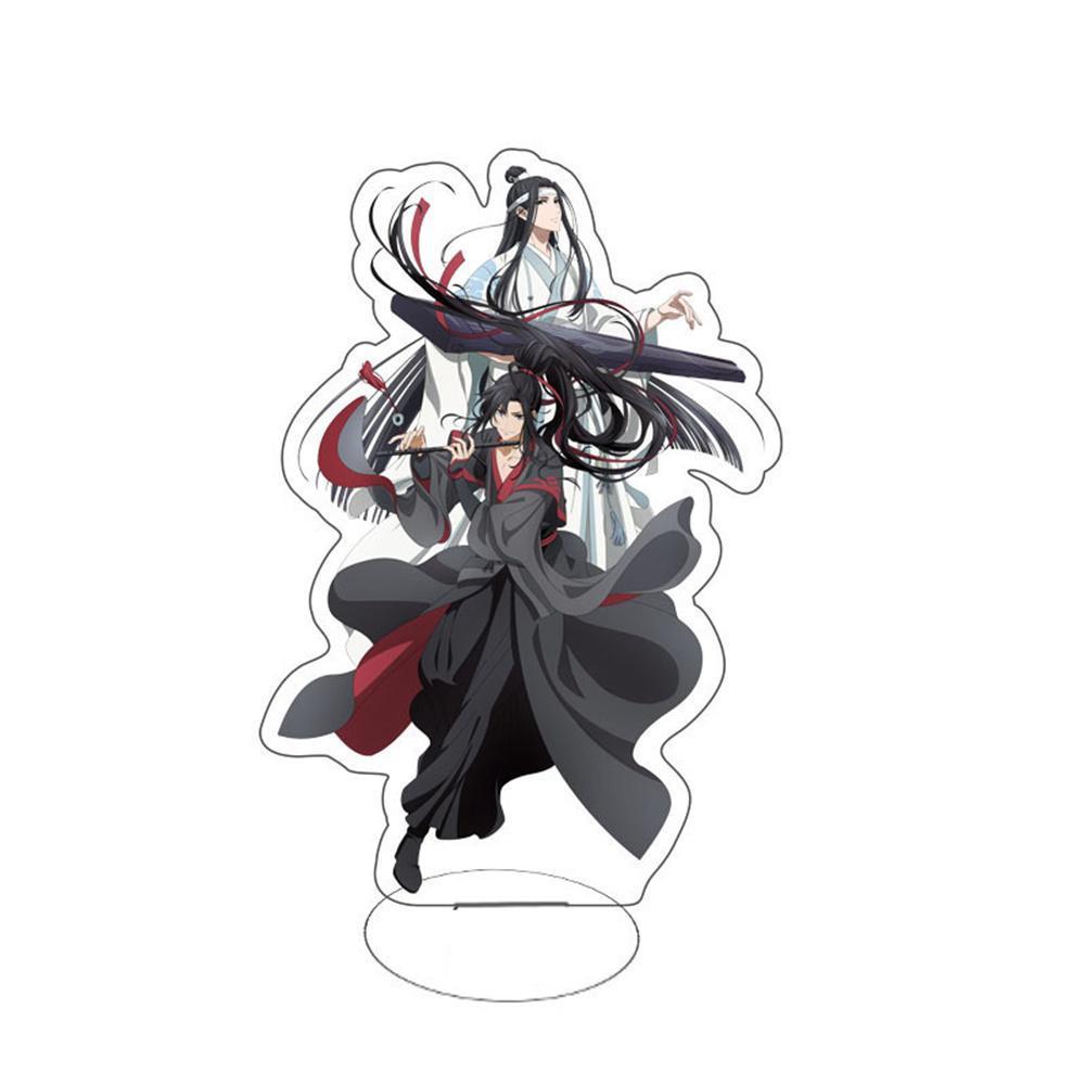 15CM Hot Anime Acrylic Stand Model MO DAO ZU SHI Cartoon Figures Wei Wu Xian And Lan Wang Ji Su She Collection Gifts