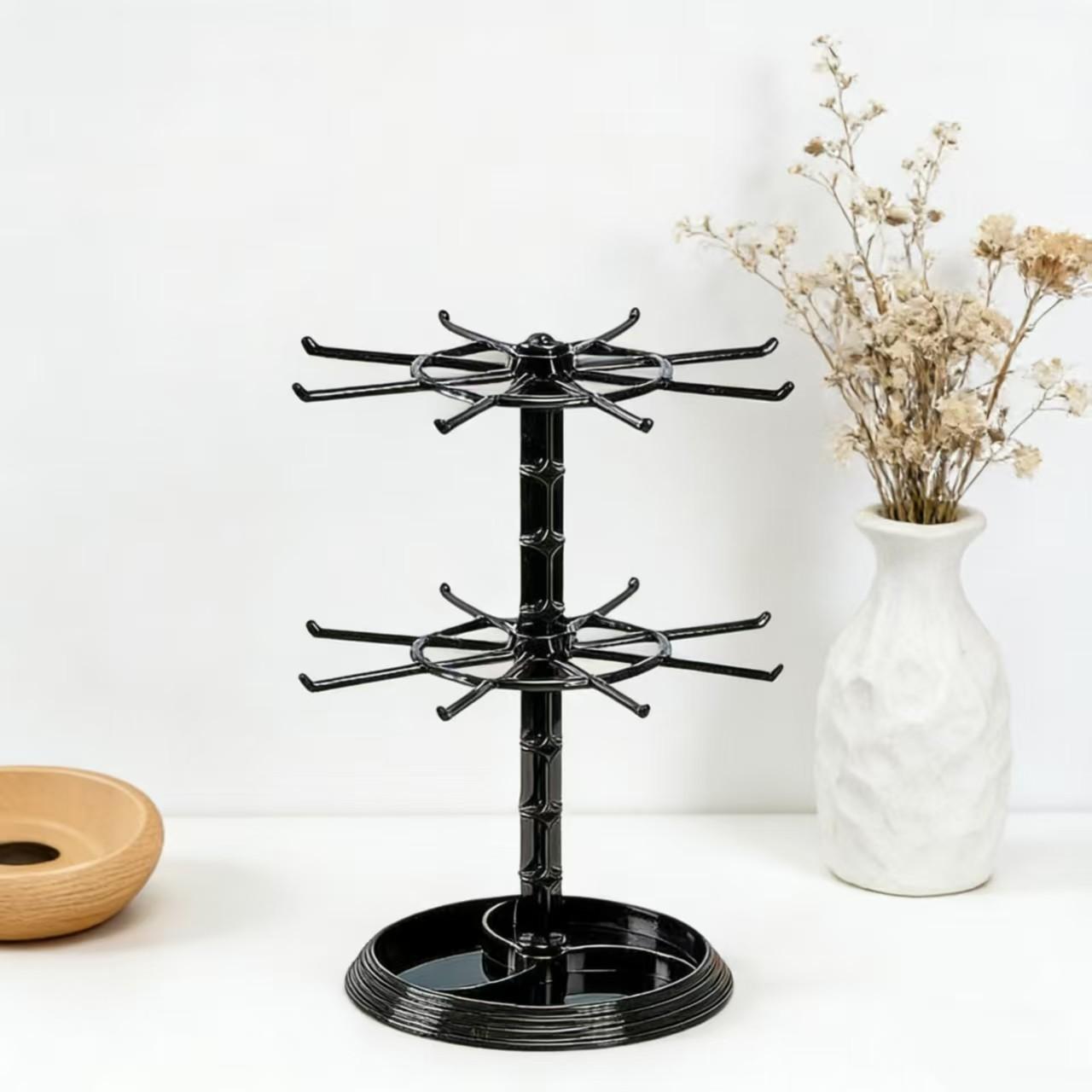 Rotating Bead Storage Stand, Jewelry Organizer and Display Rack, Ideal for Necklaces, Bracelets, Earrings, Pendants, Perfect for Jewelry Stores and Daily Use