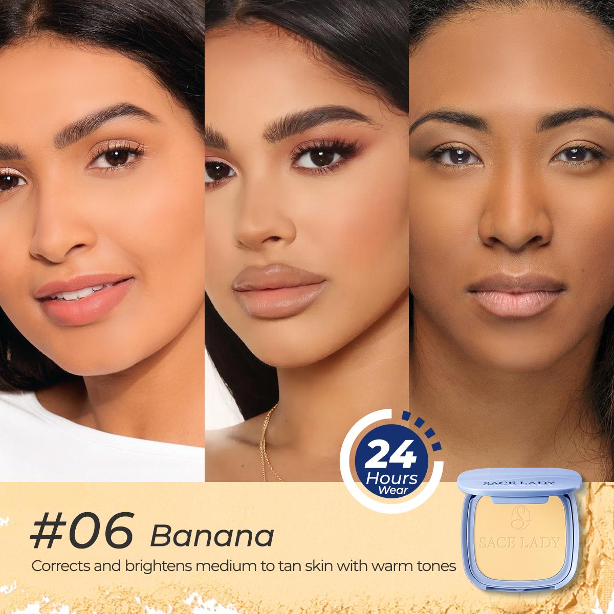 SACE LADY Oil Control Face Powder,Waterproof Setting Powder,Talc-Free Matte Face Makeup With Puff 0.35Oz SACE LADY Oil Control Face Powder,Waterproof Setting Powder,Talc-Free Matte Face Makeup With Puff 0.35Oz