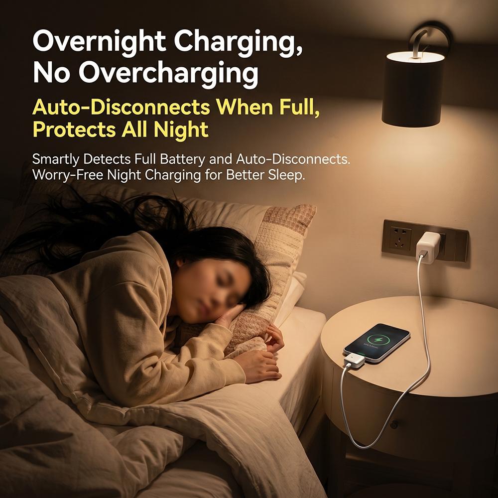 140W USB-C Tablet Fast Charging Adapter, High Speed Charger, Auto-Disconnect When Fully Charged, Power-Off Charging Separator for USB-C Devices, Portable Fast Charger