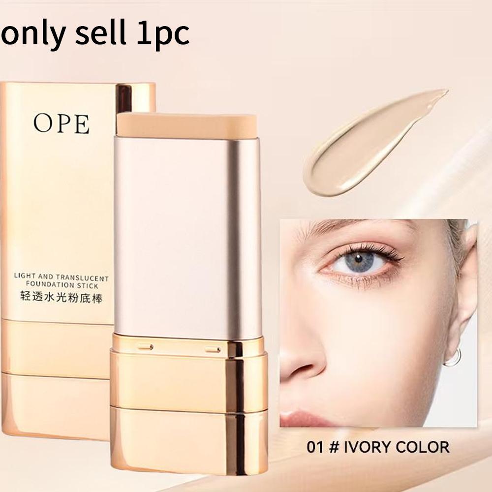 Dewy Foundation Stick, Waterproof Sweatproof, All-Day Wear, Smooth Texture for Even Coverage, Creates Natural Lightweight Finish, Perfect for Trendy Bare-Faced Looks, Street Style Daily Wear