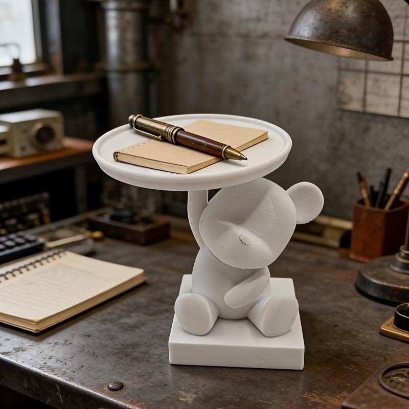 Bear Tray Jewelry Organizer, Perfect for Jewels, Keys, Wireless Earbuds, Small Items Storage, Home Decor, Memorial Gift, Birthday Present