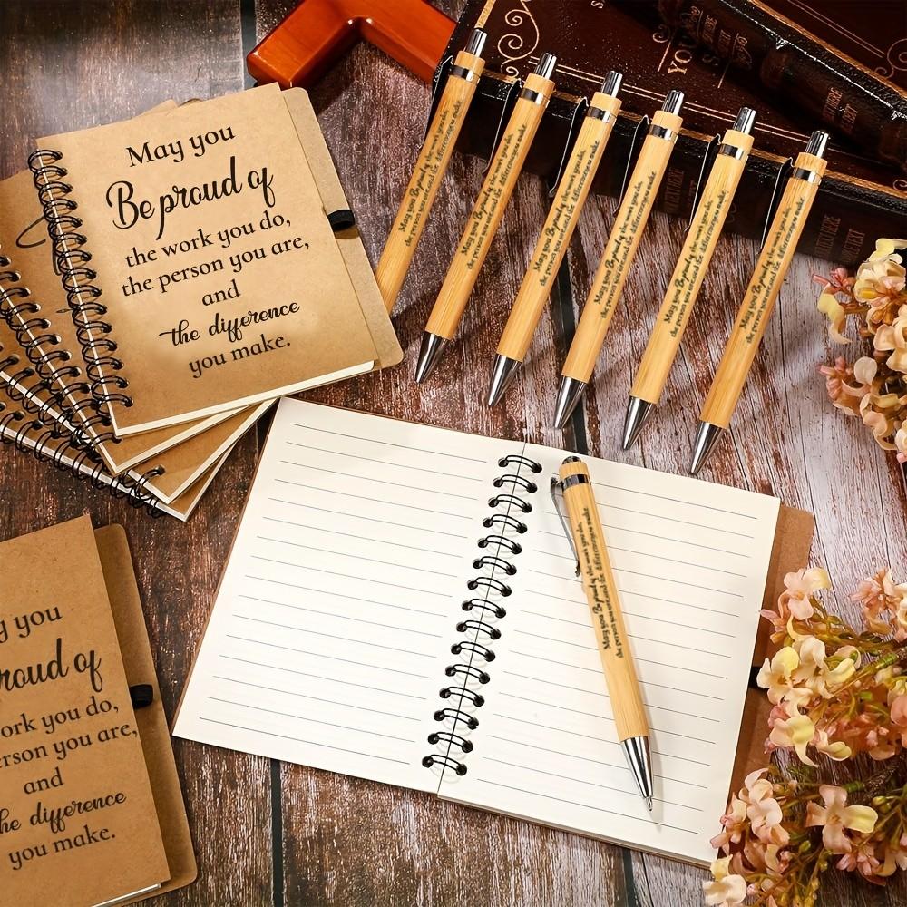Ready-To-Gift: 6-Pack Mini Thank You Notebooks & Pens, Perfect for Staff Appreciation, Ideal Gift Set for Employees, Office Supplies