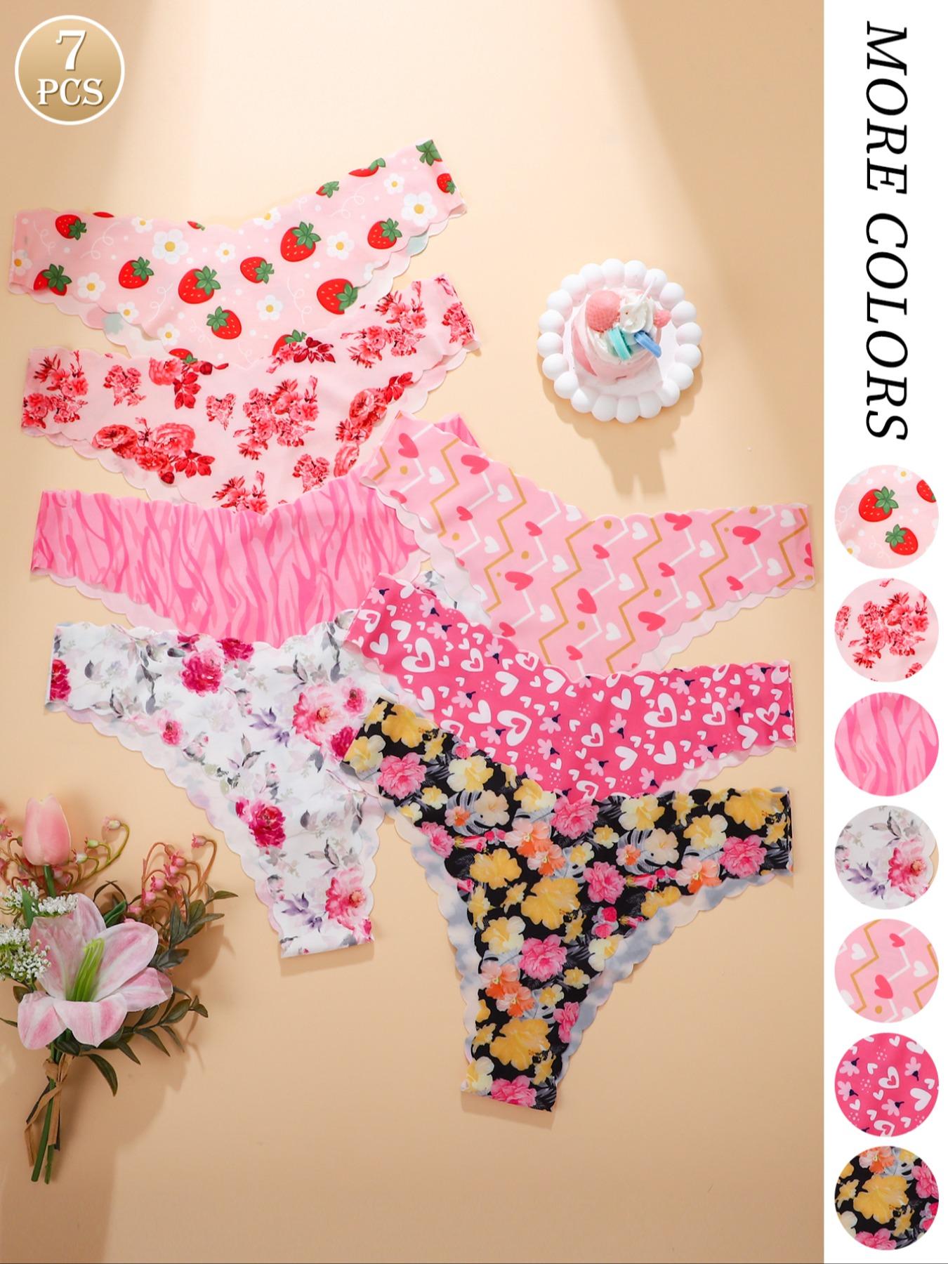 Women's Seamless Wave Design Leopard Underwear Set, Comfortable Breathable Antibacterial Panties, Fitted All Season Casual Style Women's Seamless Wave Design Leopard Underwear Set, Comfortable Breathable Antibacterial Panties, Fitted All Season Casual Style