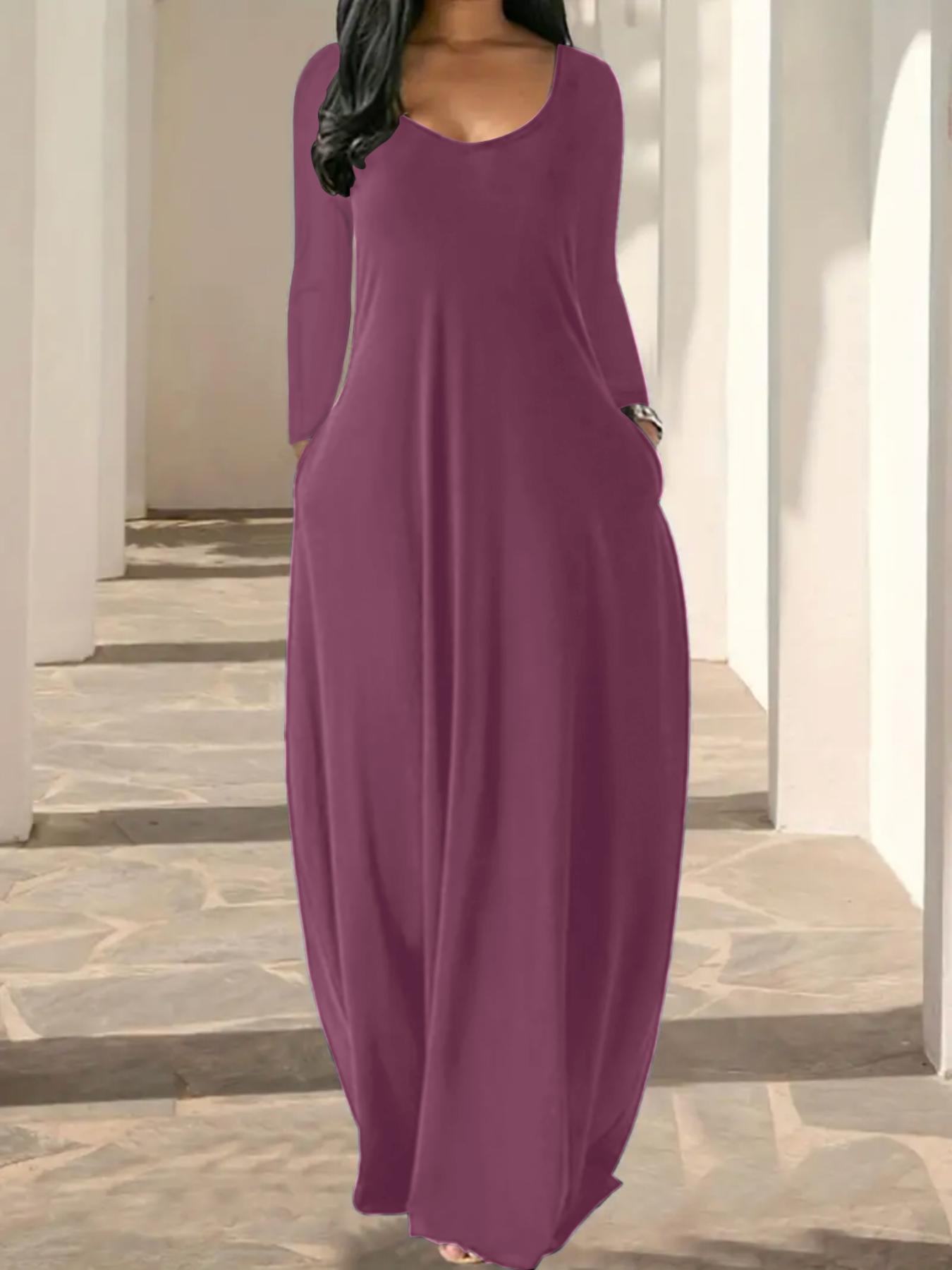 Women's Long Coffee Leopard Print Dress, Casual Fitted Round Neck Long Sleeve Pocket Loungewear Sleepwear, Soft Fabric All Seasons Women's Long Coffee Leopard Print Dress, Casual Fitted Round Neck Long Sleeve Pocket Loungewear Sleepwear, Soft Fabric All Seasons