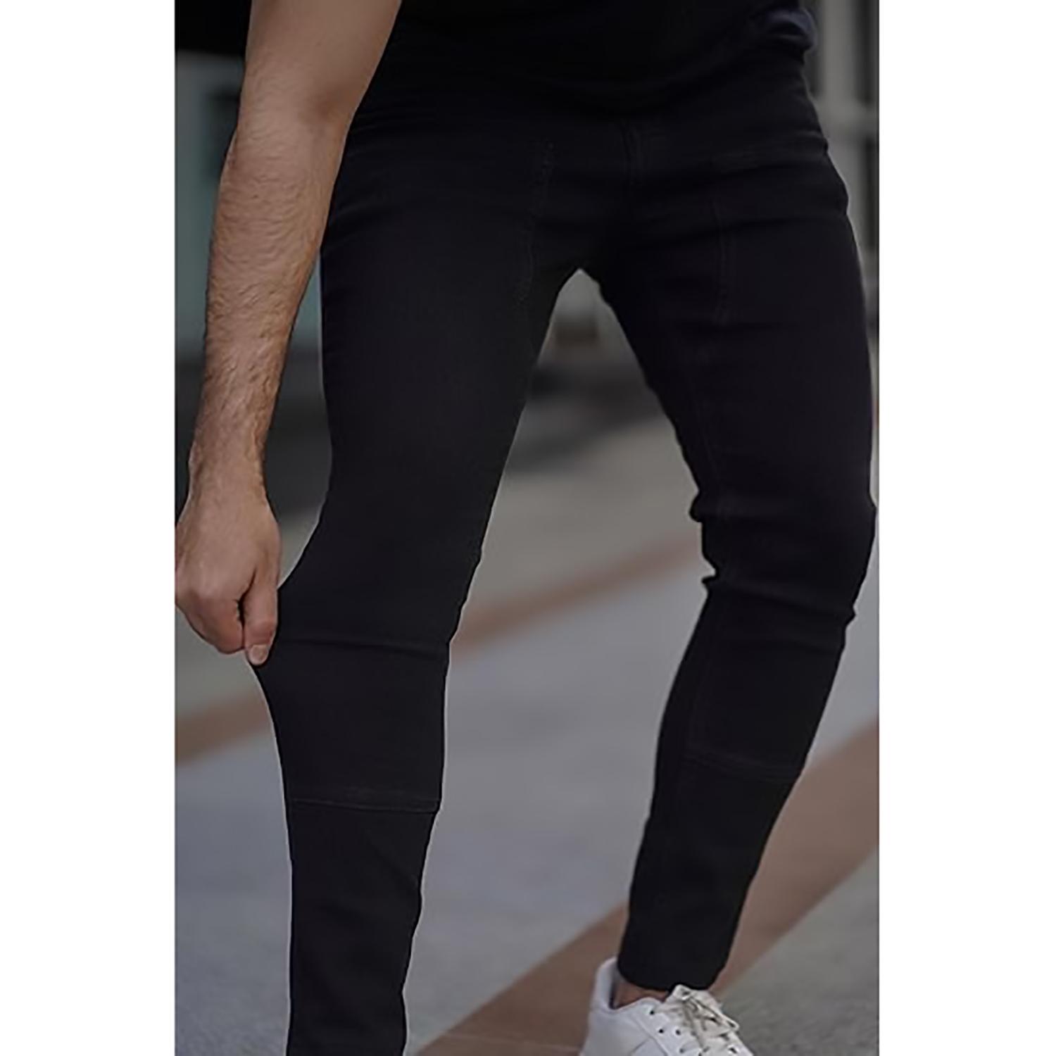 GINGTTO Men's Skinny Jeans Stretch Slim Fit Denim Pants