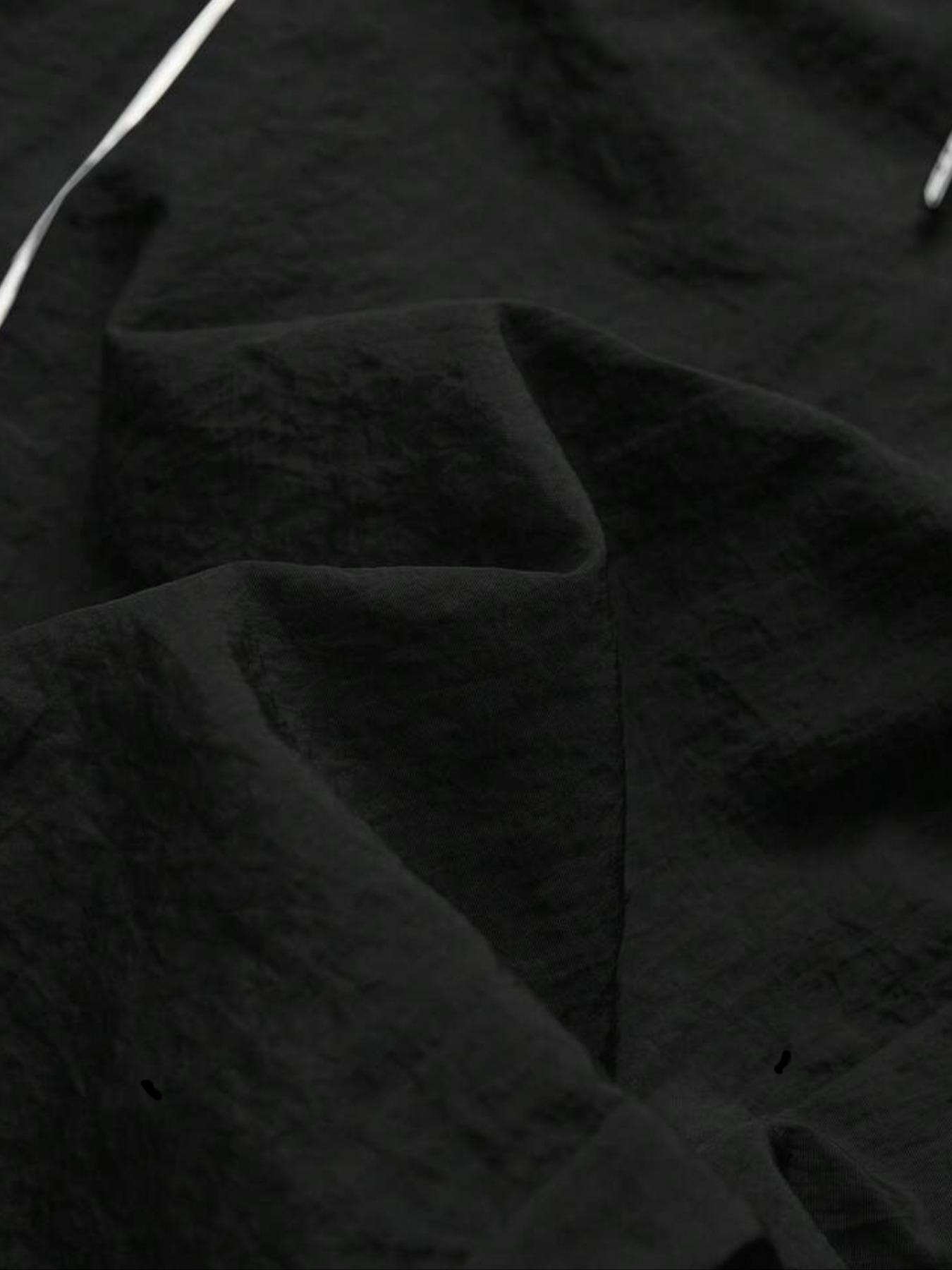 Men's Fashion Casual Sports Pants, Unique Print, Taslon Fabric, Lightweight Breathable, Side Stripes, Drawstring Waist, Adjustable Elastic Cuffs, Athletic Running Pants