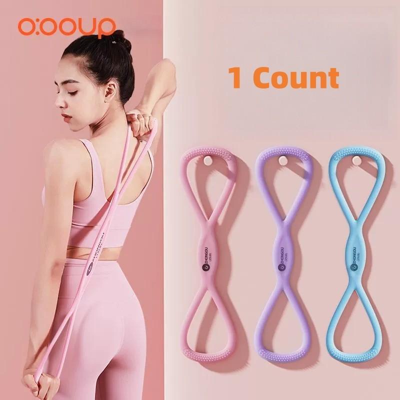 Figure 8 Fitness Resistance Band for Women and Men, Elastic Exercise Bands for Arms Chest and Back, Chest Expander and Yoga Gym Workout Pulling Rope, Figure 8 Elastic Tubing for Muscle Training Band for Bodybuilding enthusiast
