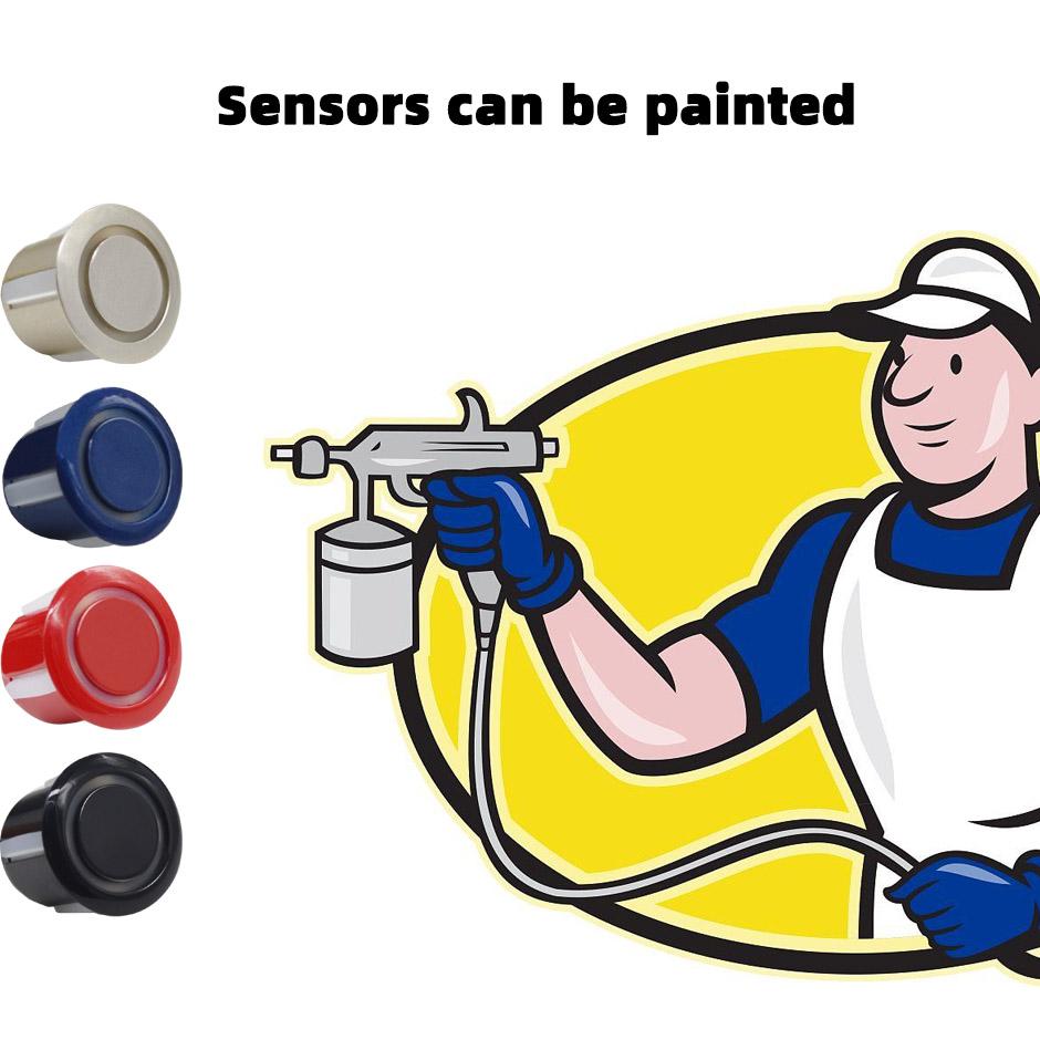 Parktronic 8 Parking Sensor Kit Reverse Backup Radar System Aid Ultrasonic Distance Detection Sound Warning for Car Vehicle