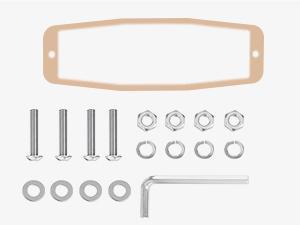 Nilight Flush Mount LED Pods 2PCS 6 Inch 60W LED Work Light Flood Spot Beam Combo Backup Driving Lights Fog Lamp Reverse Light Grill Mount Light for Offroad 4x4 Truck SUV dealsforyoudays