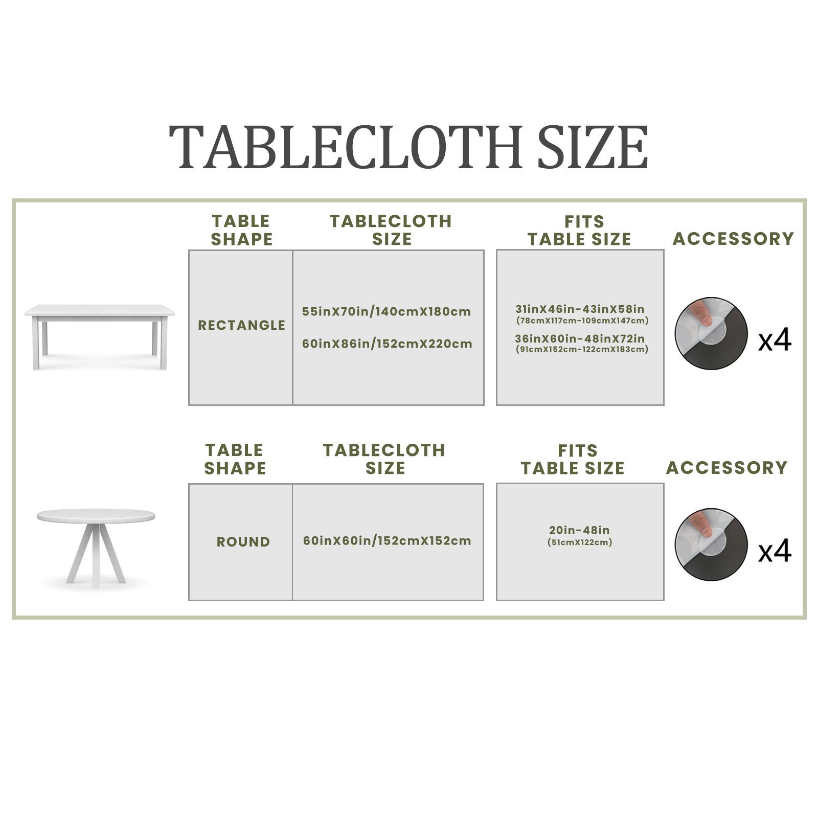 1pc Black and White Plaid Tablecloth, Rectangular&Round Tablecloth, Dining Room Decoration, Table Cloth, Party Decor, Suitable For Daily Home Kitchen, Restaurant Terrace Indoor And Outdoor Use, Suitable as Gifts, Weddings, Birthday Parties table  linens
