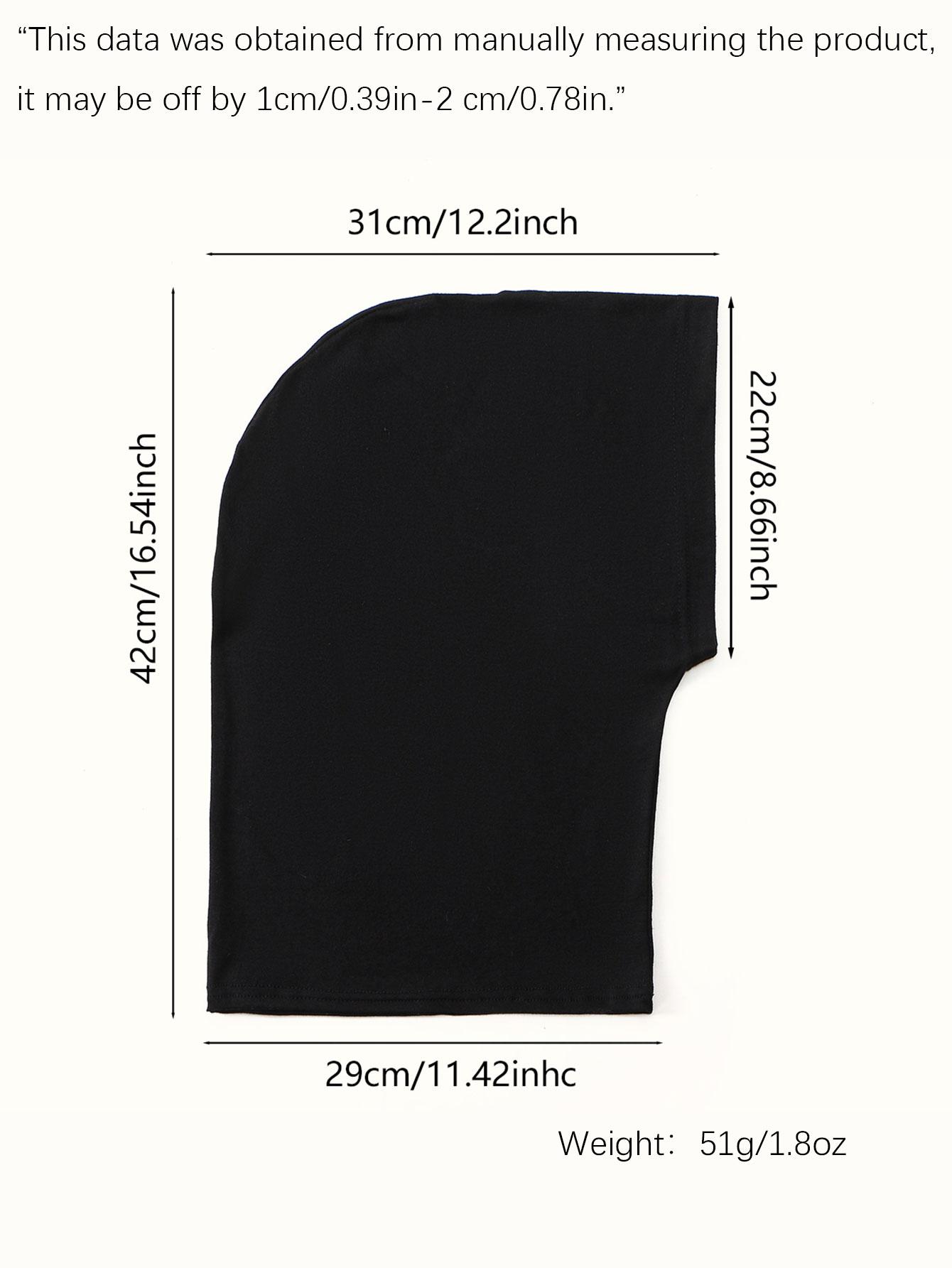 Women's Jersey Hijab Cap, Hijab Turban, Soft Elastic Fabric Stretchable Design, Comfortable Sleep Hat Inner Layer, Suitable for Various Occasions