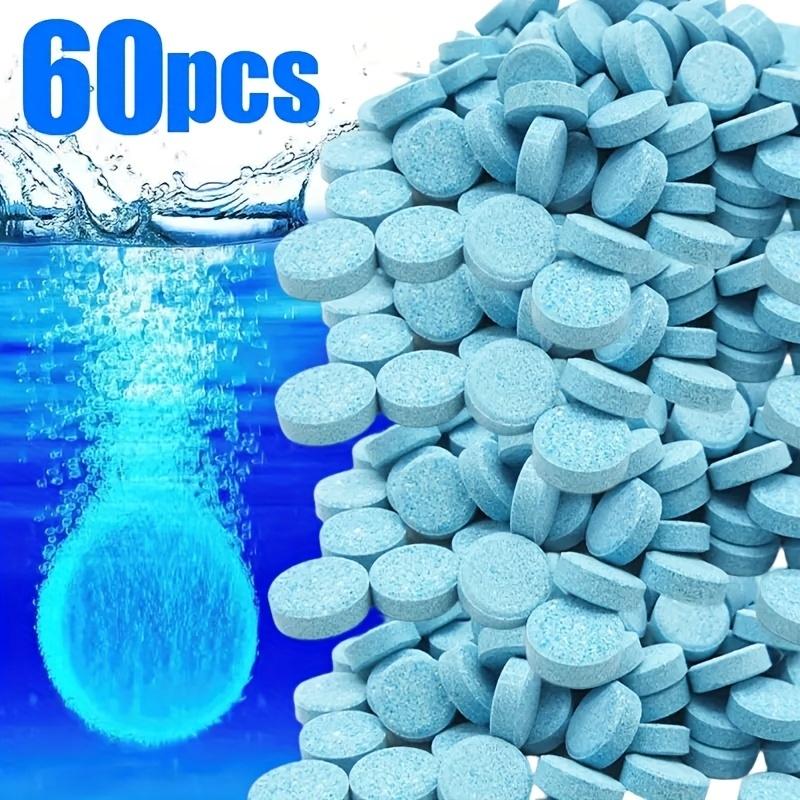 60-piece Portable Car Windshield Cleaner Car Glass Cleaning Solution Glass Water Tablets Solid Wiper Essence