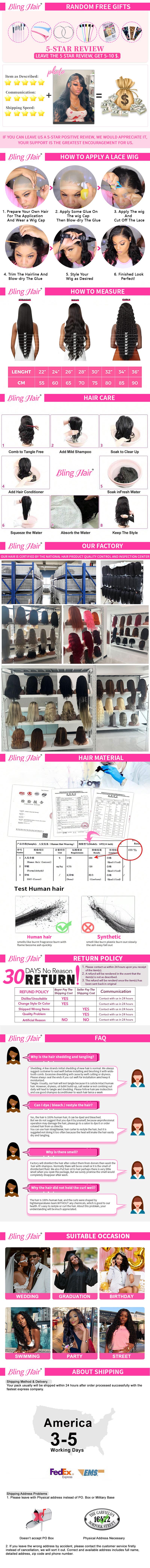 Bling Hair 32inch Body Wave 13x6 HD 13x4 Transparent Lace Front Wigs 360 Swiss Lace Human Hair No Mixing for Black Women 180 Density with Baby Hair Natural Hairline #TikTokShopBlackFriday