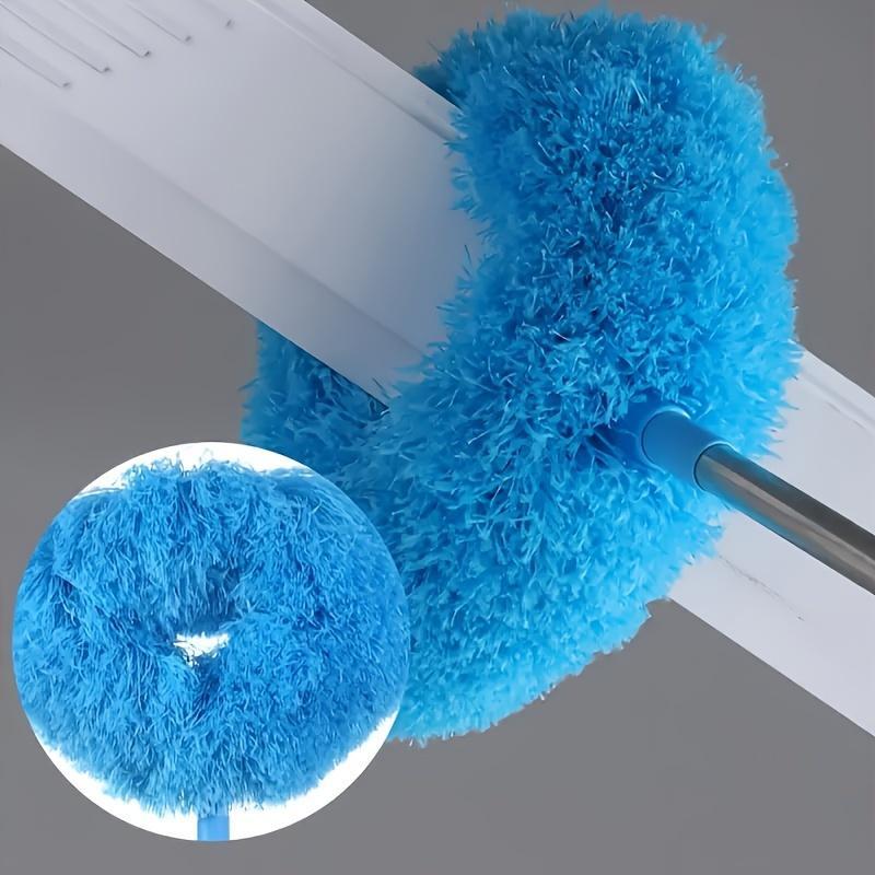 Extendable Handle Removable Head Microfiber Duster | Anti-Static, Washable & Reusable | Ideal for Ceiling Fans, Household & Seasonal Cleaning (Summer/Fall)