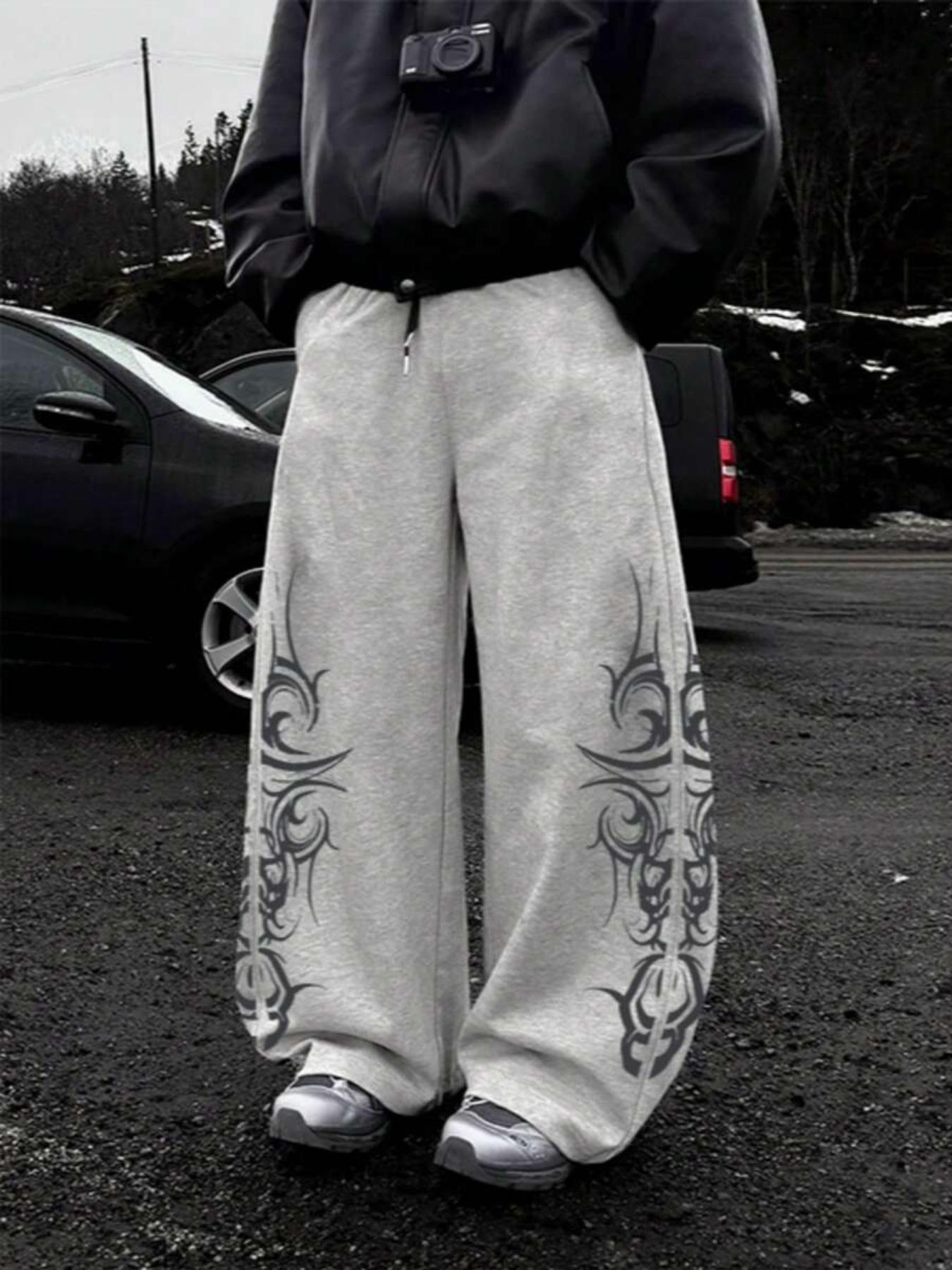 Men's Casual Fitted Sports Pants, casual sports trousers, Street Style Joggers, Fashion Essential for All Seasons, Moderate Fabric Thickness