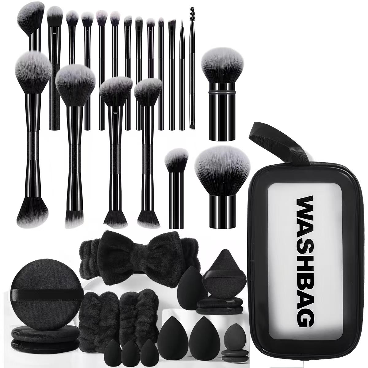 Professional Soft Makeup Brush Set, Multifunctional Brushes for Face and Eye Makeup, Includes Foundation Brush, Powder Brush, Eyeshadow Blending Brush, Cosmetic Brushes