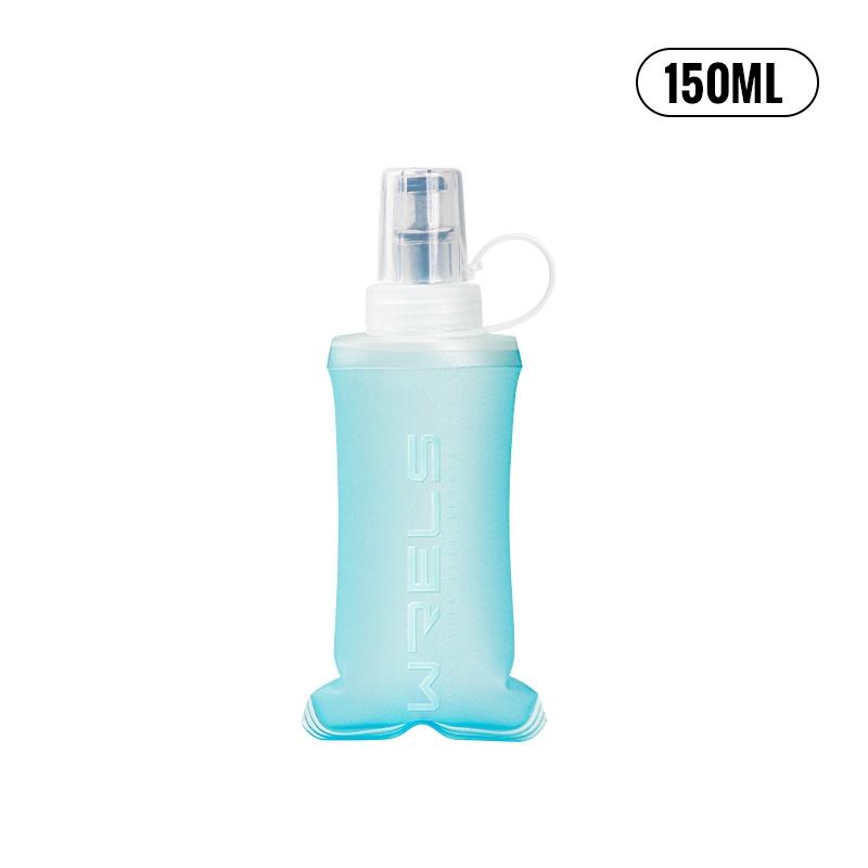 Wrels Lightweight Foldable Drink Bottle, Small Volume Large Capacity Sports Water Bottle, Available in 150ML, 250ML, 500ML, Portable Sports Bottle