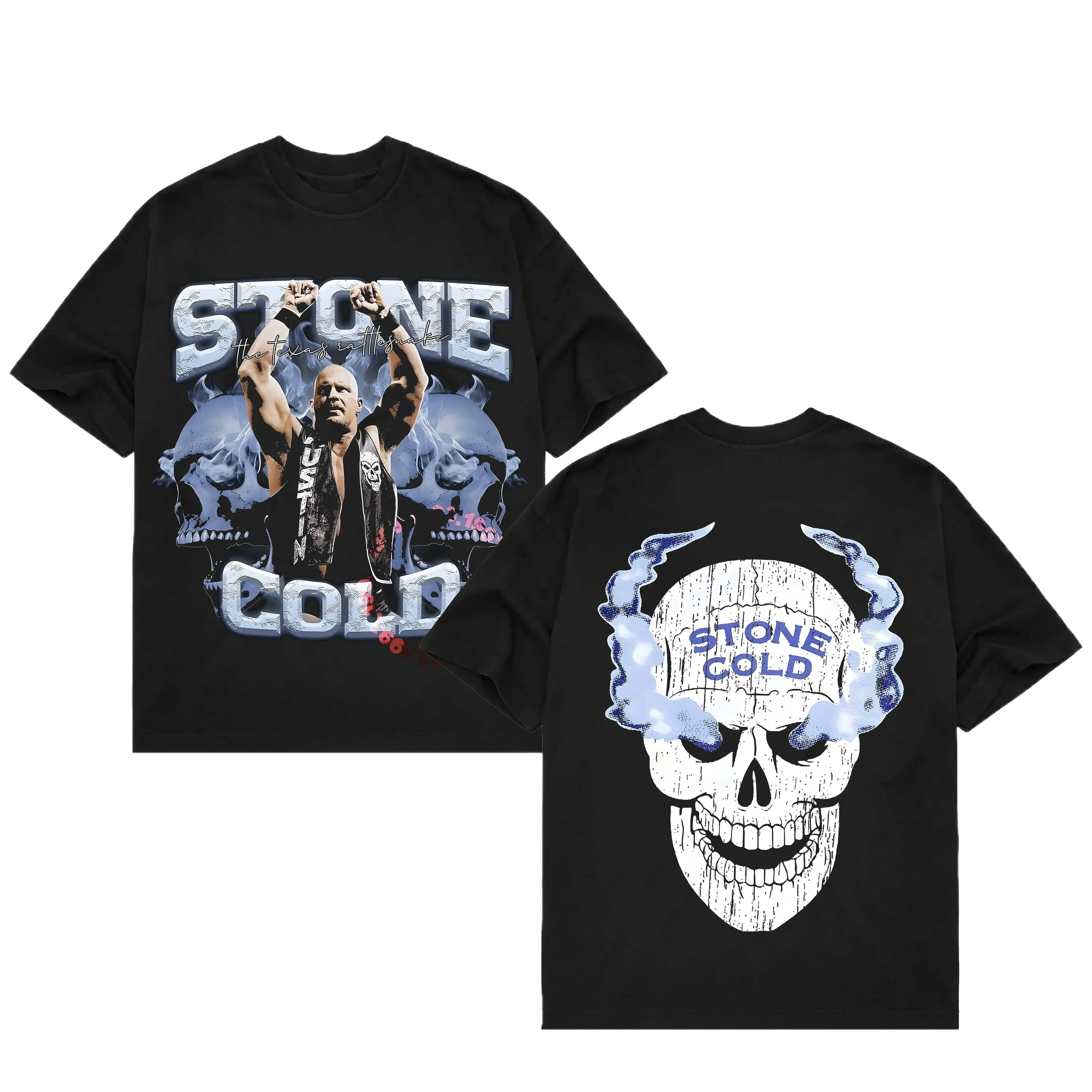 [Sale Up To 50%] Unisex STONE COLD TEE, Wrestling Graphic Tee, WWE Shirt, Sports T-shirt, Athlete Shirt, Wrestling Gift, Fitness Tee, Crewneck Clothing Cotton Menswear