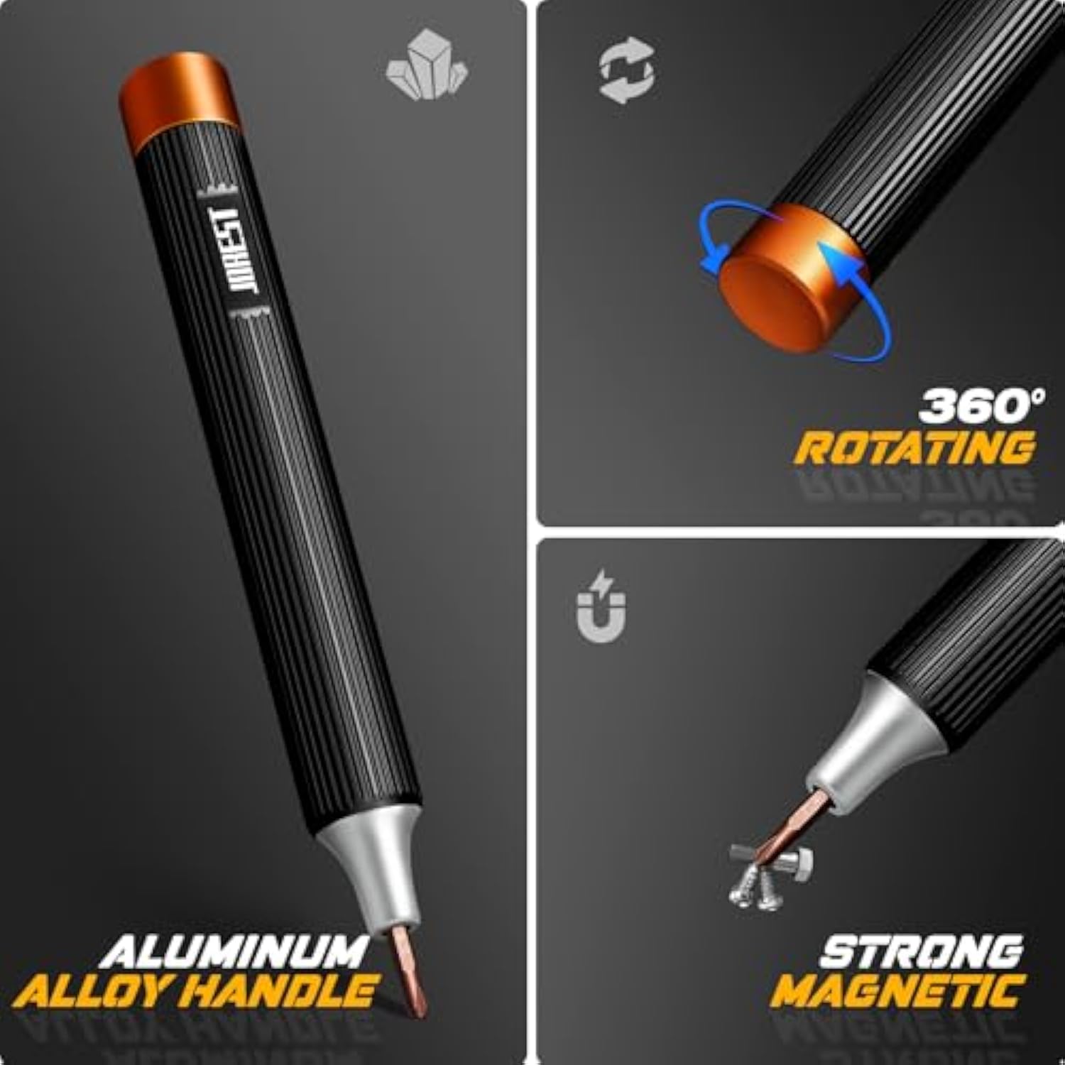 JOREST 32-In-1 Small Precision Screwdriver Set Magnetic Multi Bit Mini Repair Tool Kit with Torx for Electronic, Glasses, PS5/4, Camera, Phone, Laptop