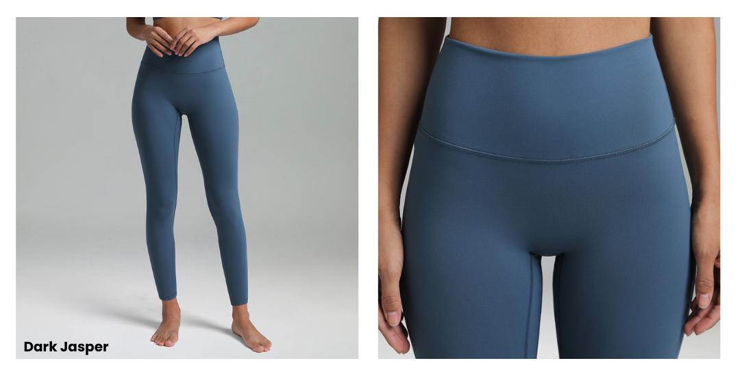Colorfulkoala Women's No Front Seam Dreamlux High-Waisted Yoga Pants Tummy Control Athletic Workout Leggings with Inner Pocket 25"/28"