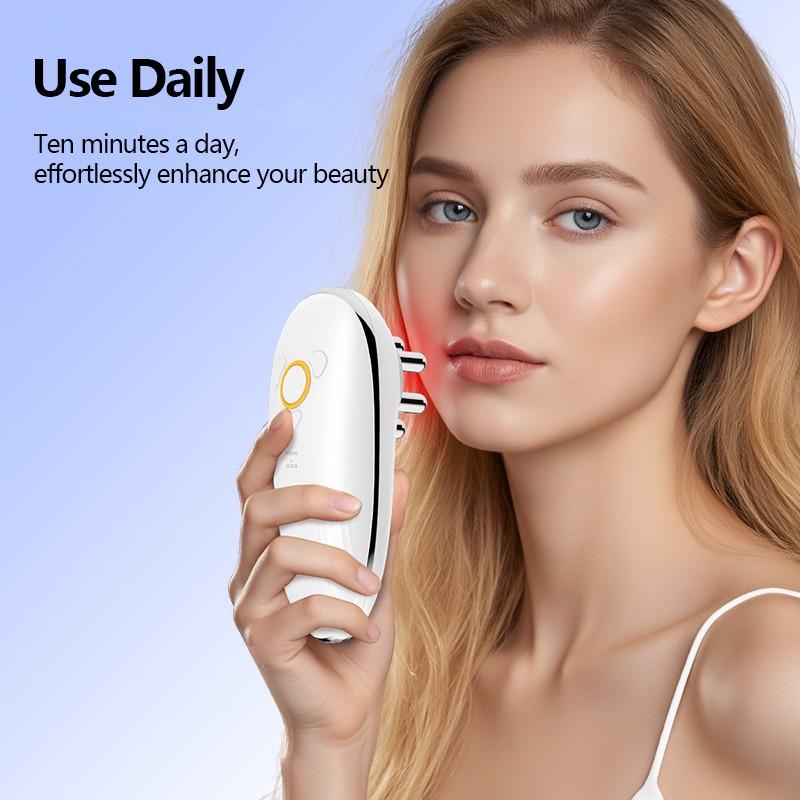 4 in 1 Smart Body Sculpting Machine-Lymphatic Drainage Massager, Body Care Tool, Body Care with 4 Adjustable Functions: Heating,Cupping,Red Light & EMS Massage for Belly, Waist, Arms, Legs, Tightens Skin Gift, Stomach Body Sculpting Tool