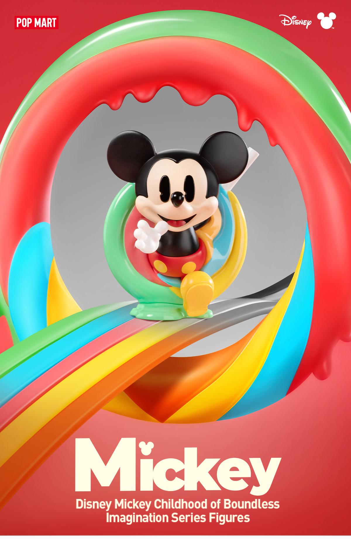 POP MART Disney Mickey Childhood of Boundless Imagination Series Figures POP MART Disney Mickey Childhood of Boundless Imagination Series Figures