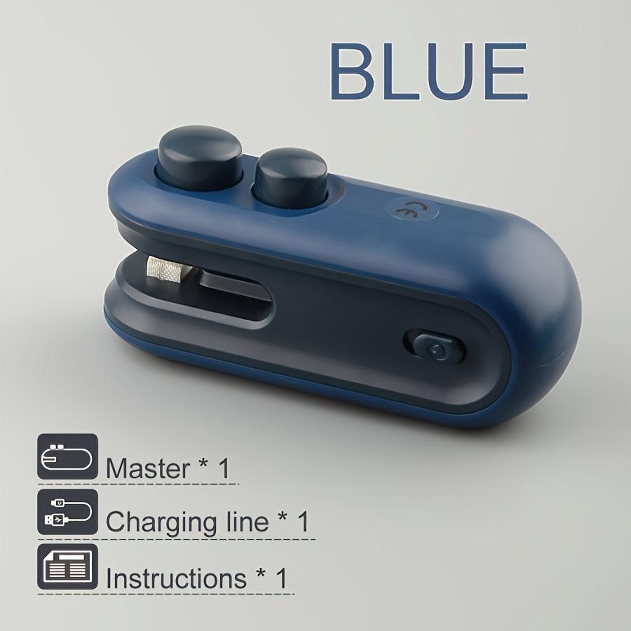 Mini Sealing Machine Compact Size Dual Function Cut & Seal, Easy Button Operation, Hand Protection, Snack Preservation, Small Home Use, Plastic Bag Sealer