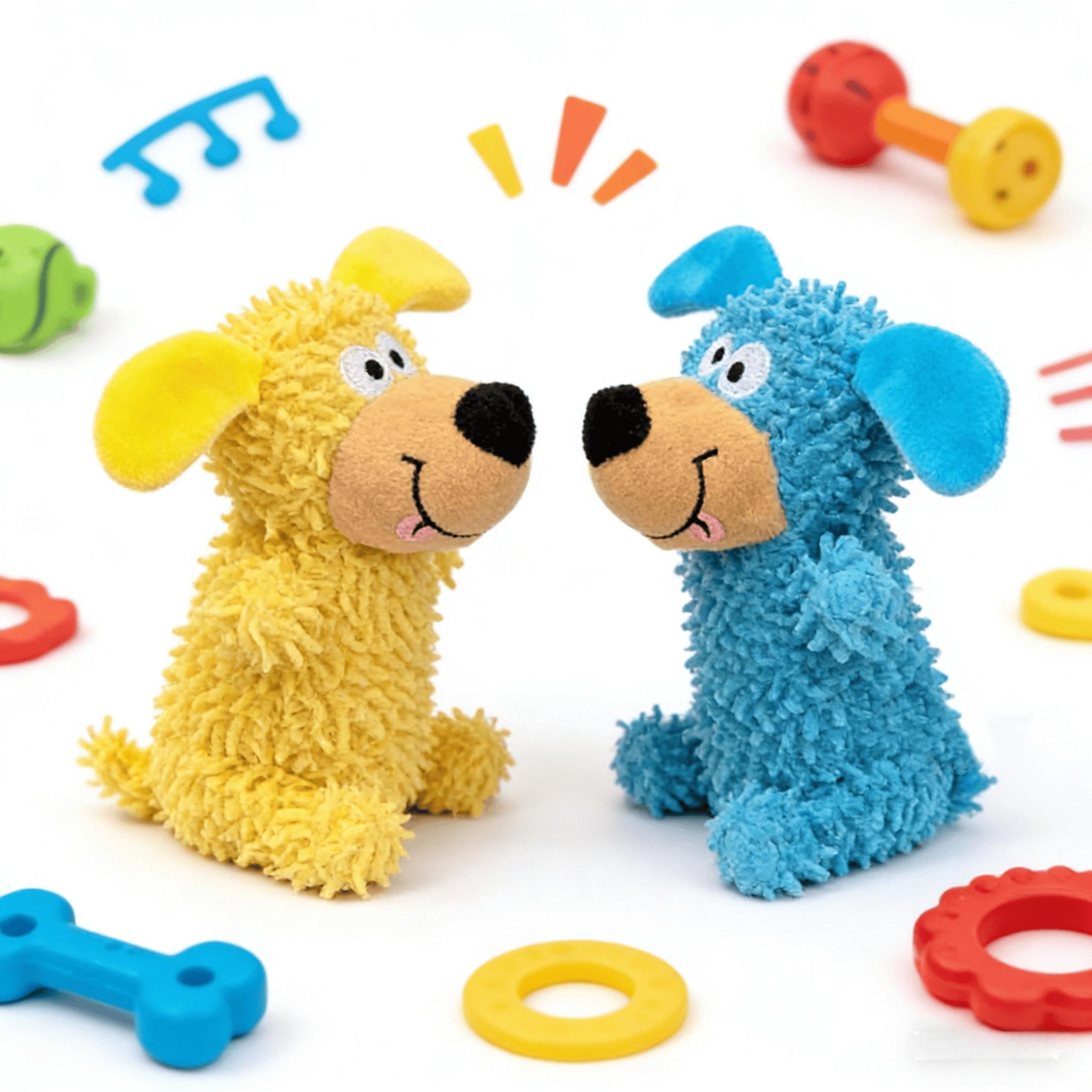 Durable Dog Toy Chew Resistant Pet Supplies, Soft Plush Self-Entertainment Solution, Sound Emitting Interactive Playthings for Dogs