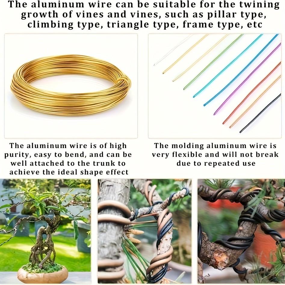 7 Rolls 1.0mm X 196.85 Inches Colorful Aluminum Craft Wire, Smooth Ends, Ideal for Art Projects and Creative Weaving, Decorative Metal Wire