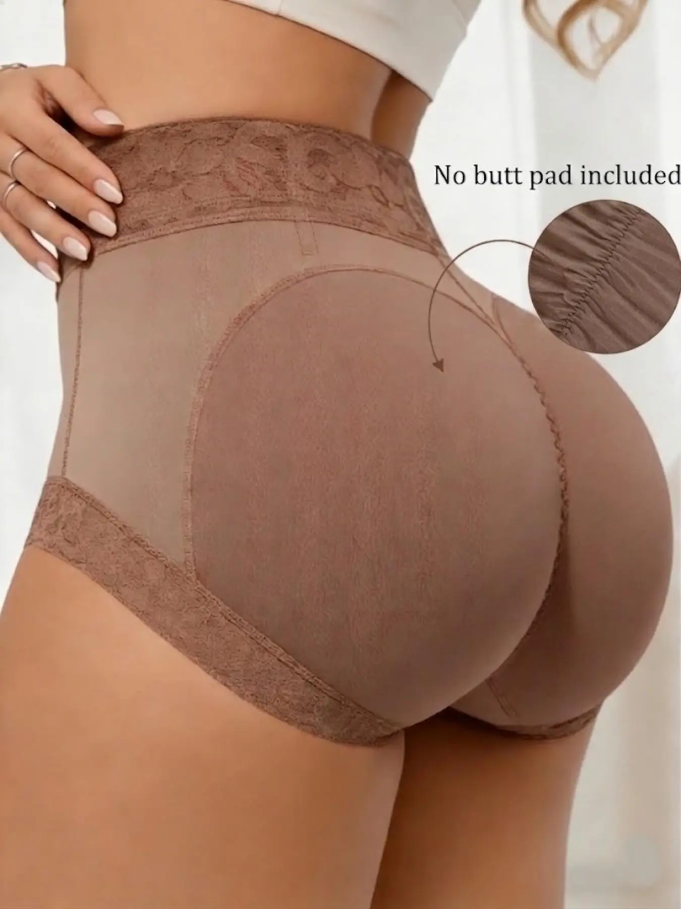 1 Count Women's Slim Fit High Waist & Butt Lifting Shapewear Panty, Fajas, Tight Waist Bottoms, Butt Lifting Shorts, Lace Anti-Slip Shaping Underwear, Seamless Tummy Control Panties, Comfortable Cute Briefs, Womenswear, Suitable For Daily Wear Or Party