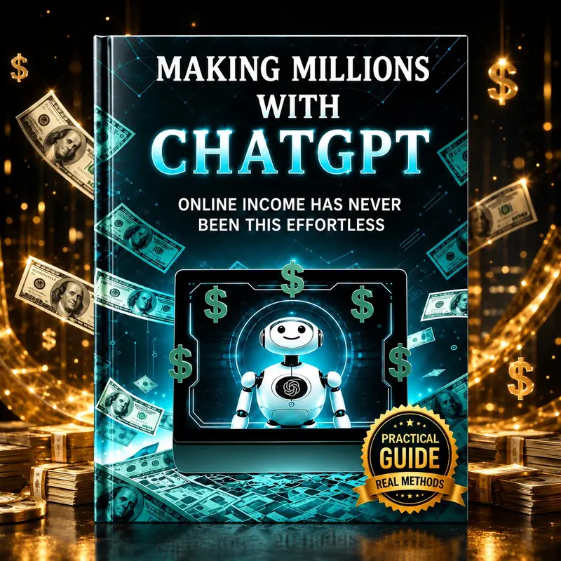 Chatgpt Beginner Guide, Ai Passive Income Tutorial, Step-By-Step Online Earning with Ai, Side Hustle Course, Learn Ai for Profits